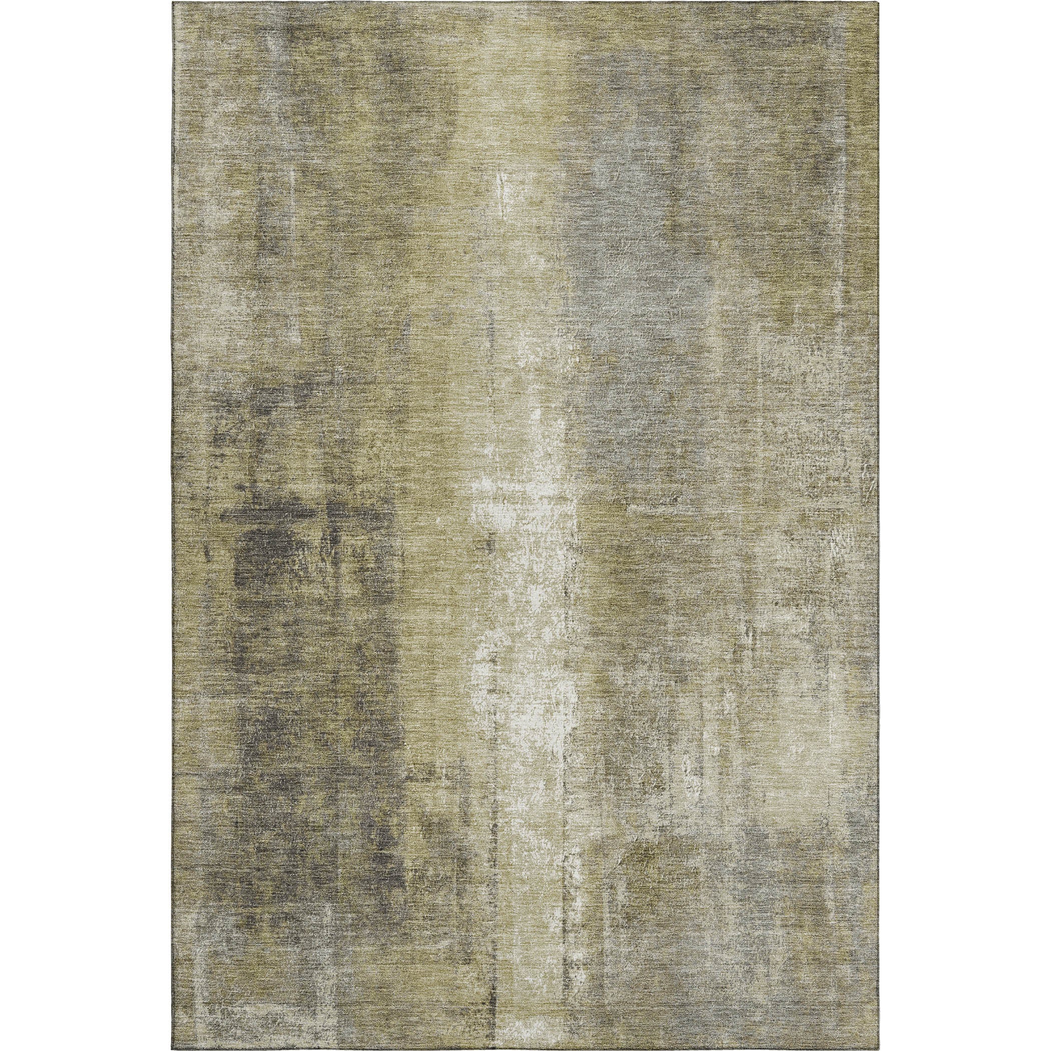 Mdina Machine Washable Transitional Gold Rug 2'6" x 3'10" #shape_Rectangle