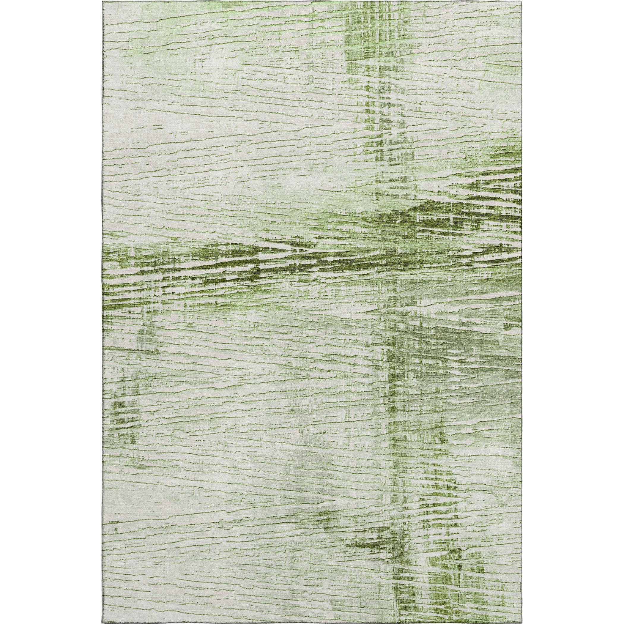 Dubrovnik Machine Washable Transitional Aloe Green Rug 2'6" x 3'10" #shape_Rectangle