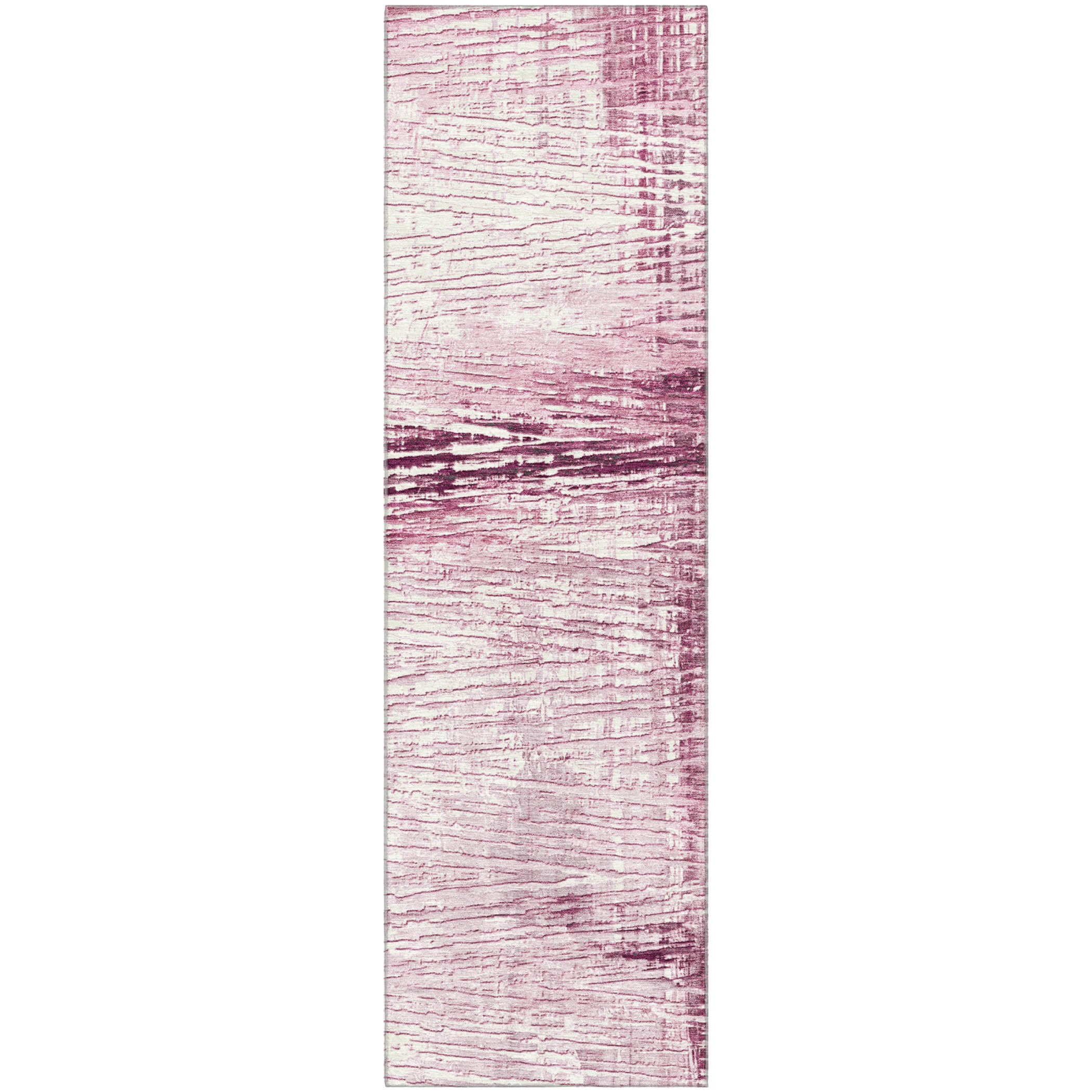 Dubrovnik Machine Washable Transitional Blush Pink Rug 2'3" x 7'6" #shape_Runner