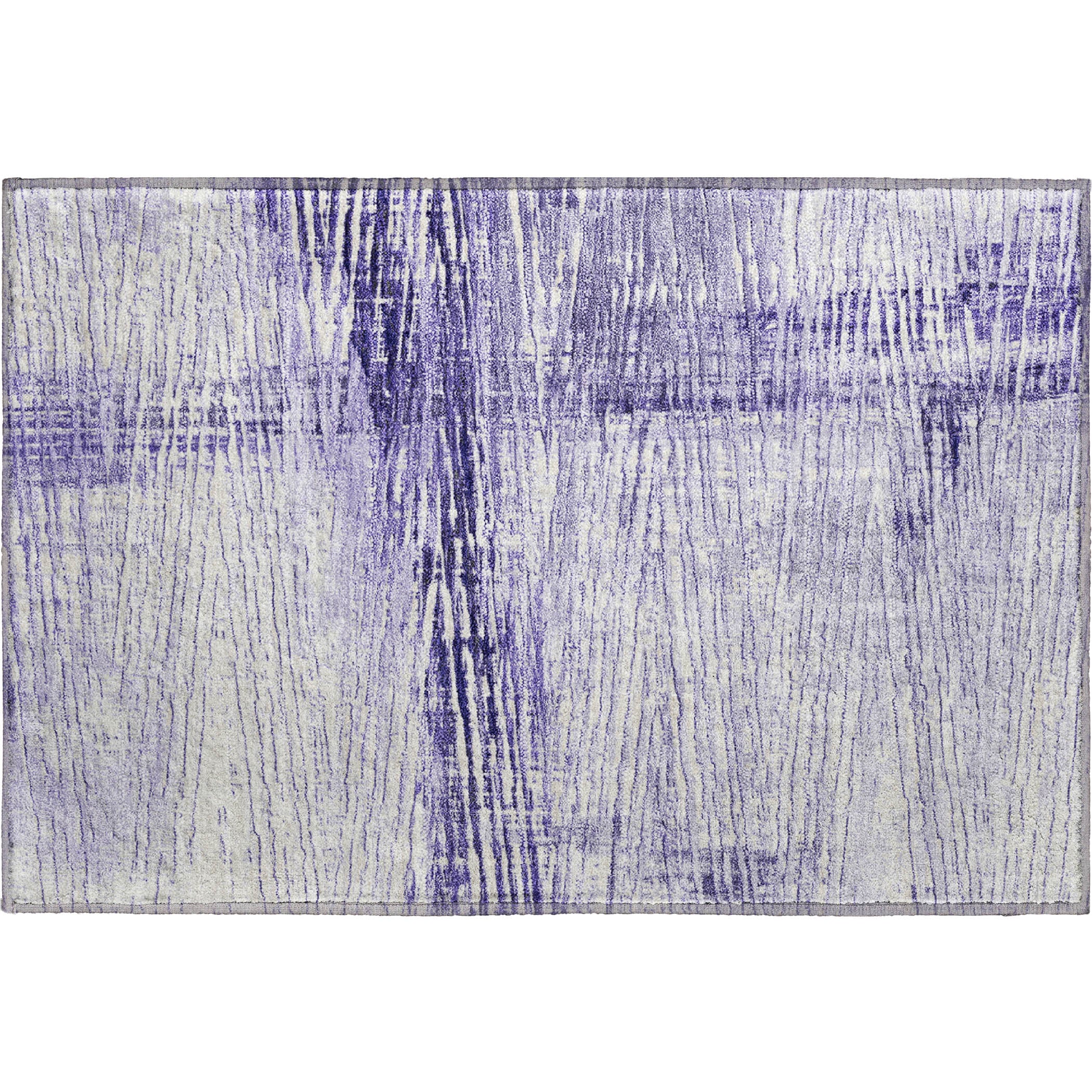 Dubrovnik Machine Washable Transitional Lavender Purple Rug 1'8" x 2'6" #shape_Rectangle