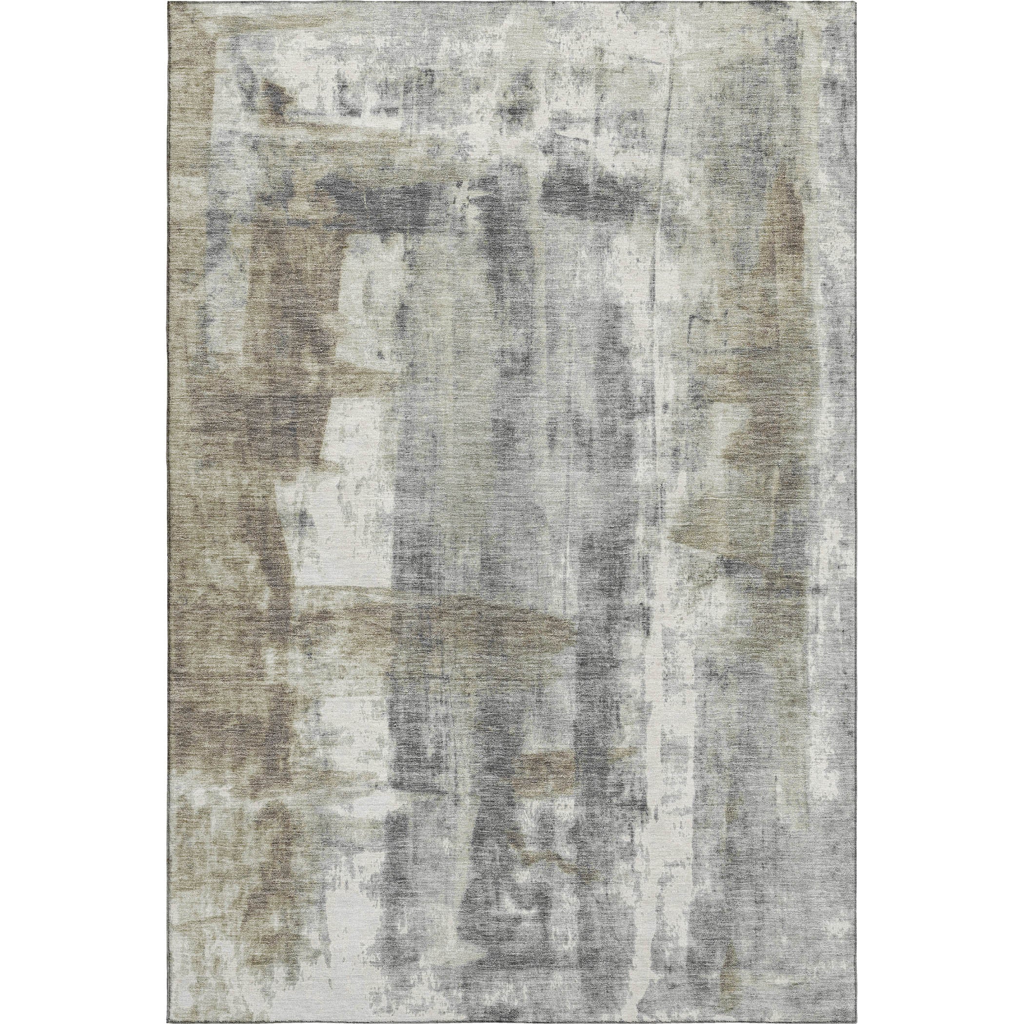 Salzburg Machine Washable Transitional Beige Brown Rug 2'6" x 3'10" #shape_Rectangle