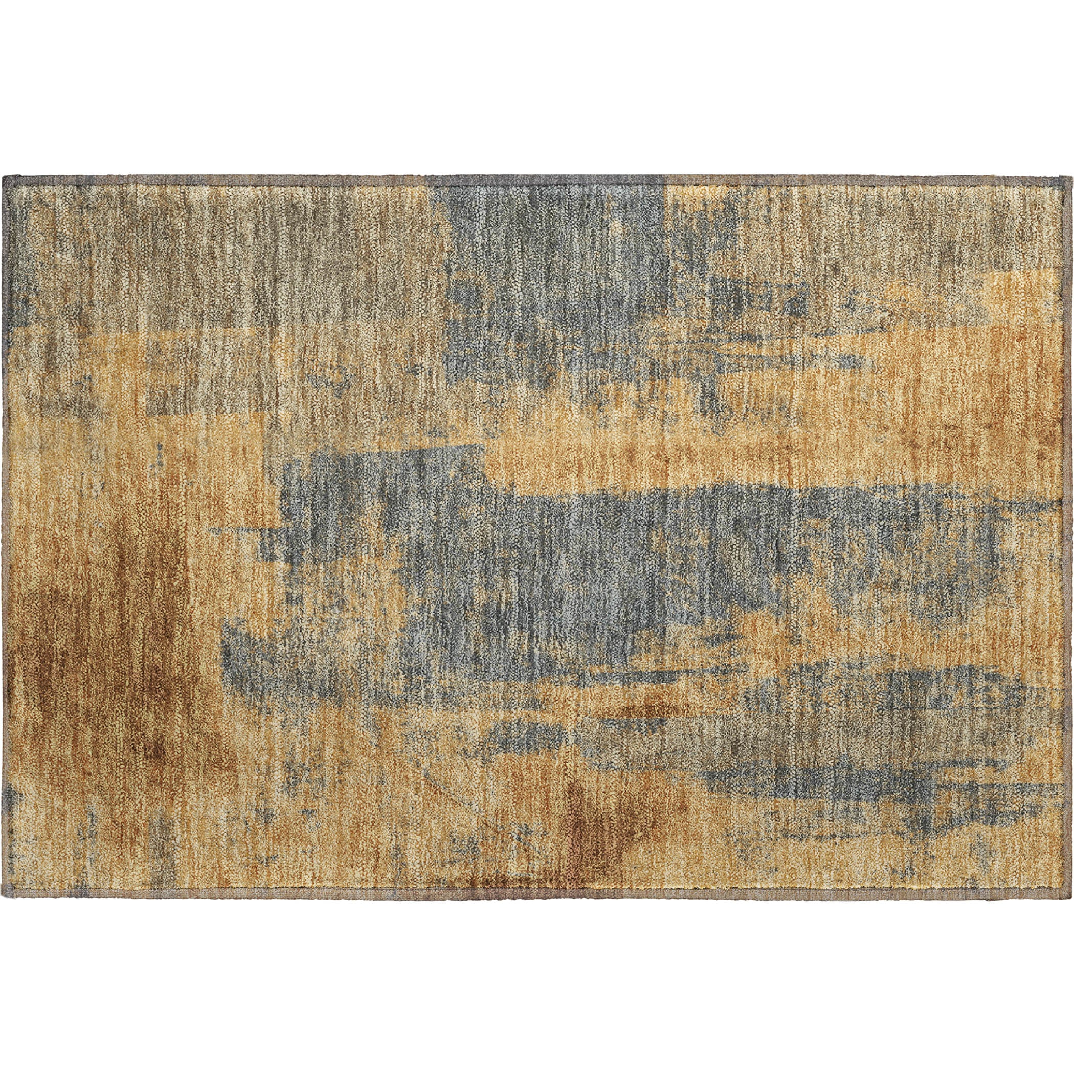 Salzburg Machine Washable Transitional Gold Rug 1'8" x 2'6" #shape_Rectangle