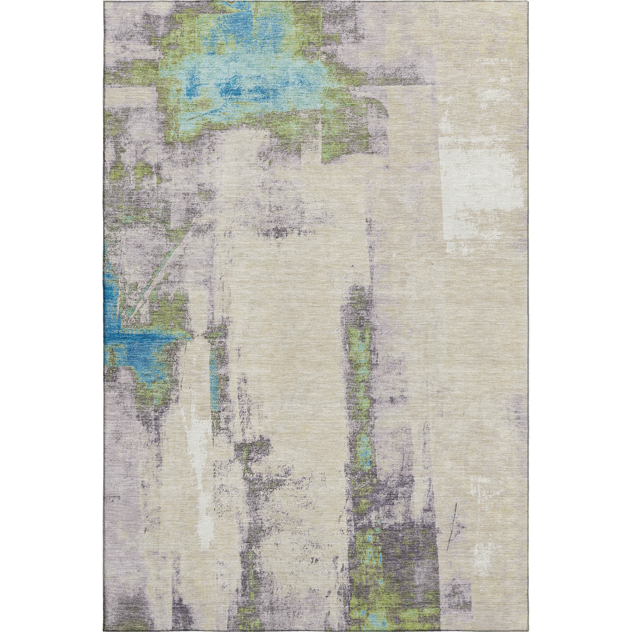 Salzburg Machine Washable Transitional Linen Ivory Rug 2'6" x 3'10" #shape_Rectangle