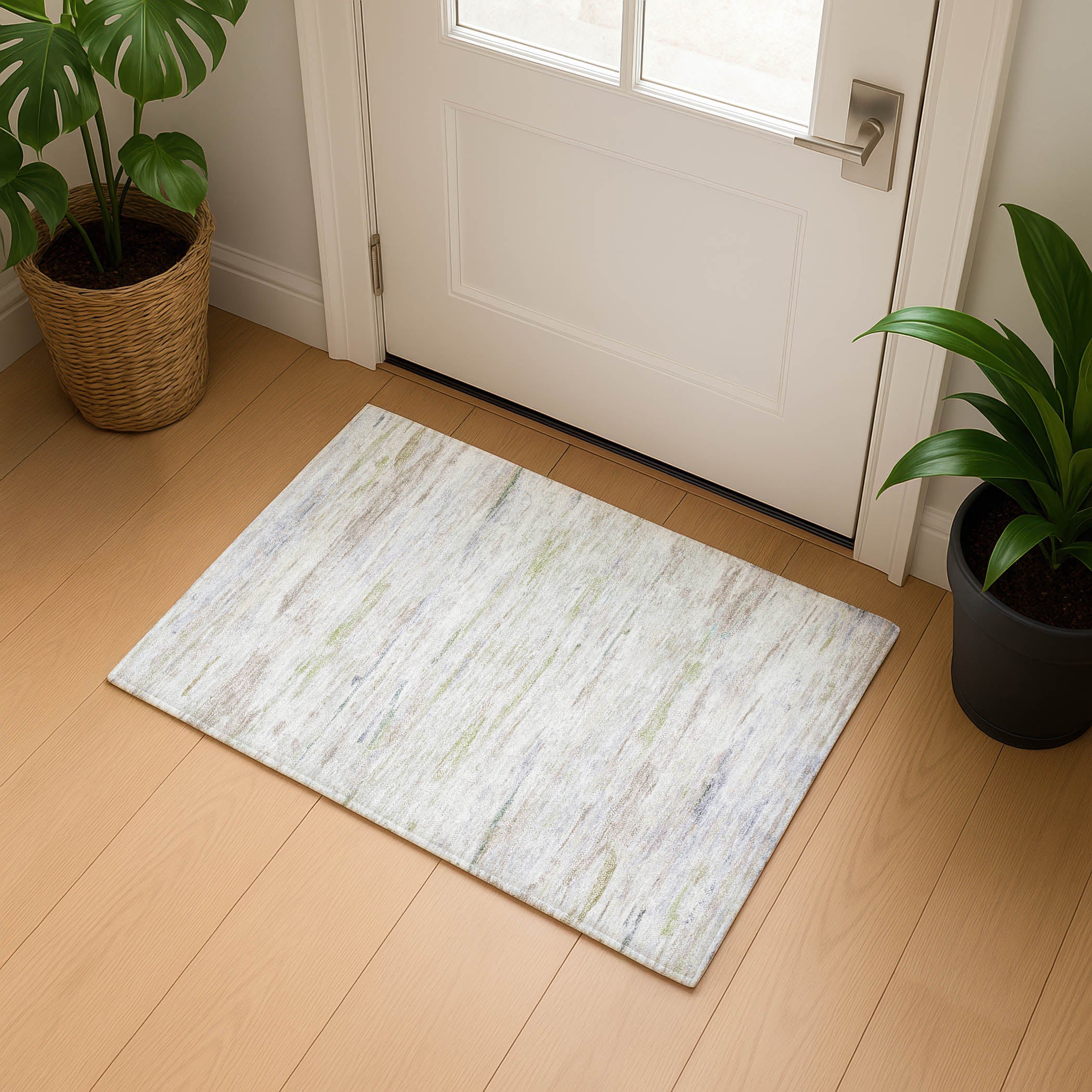 Sarajevo Machine Washable Transitional Ivory Rug 1'8" x 2'6" #shape_Rectangle