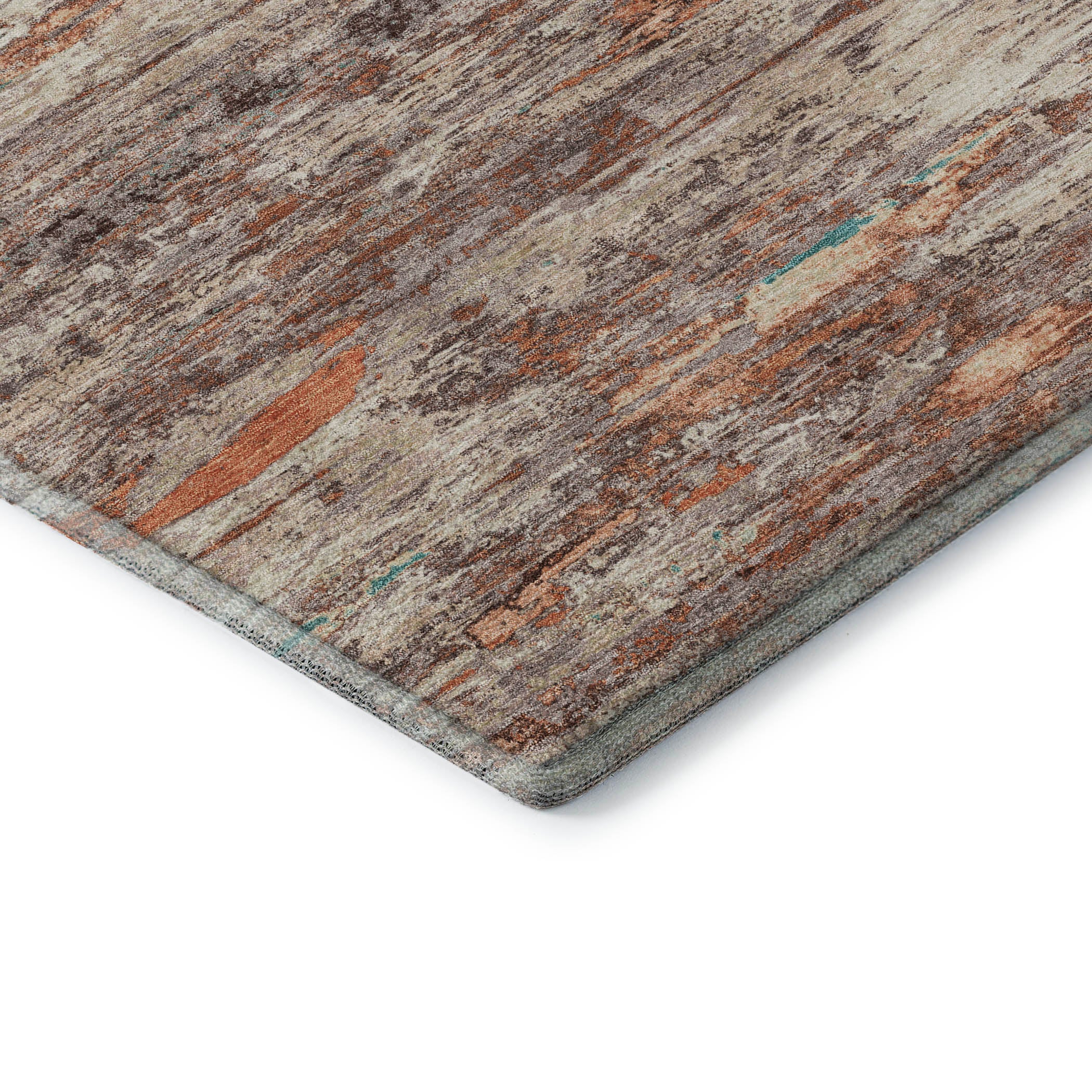 Sarajevo Machine Washable Transitional Terracotta Orange Rug 1'8" x 2'6" #shape_Rectangle