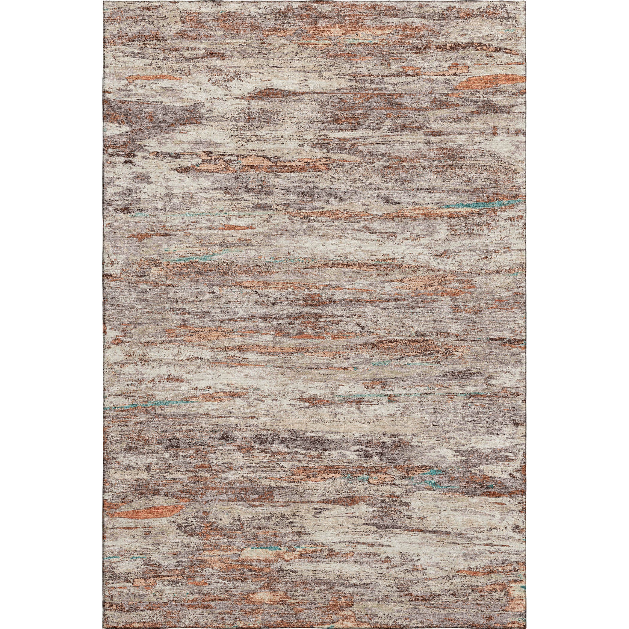 Sarajevo Machine Washable Transitional Terracotta Orange Rug 2'6" x 3'10" #shape_Rectangle