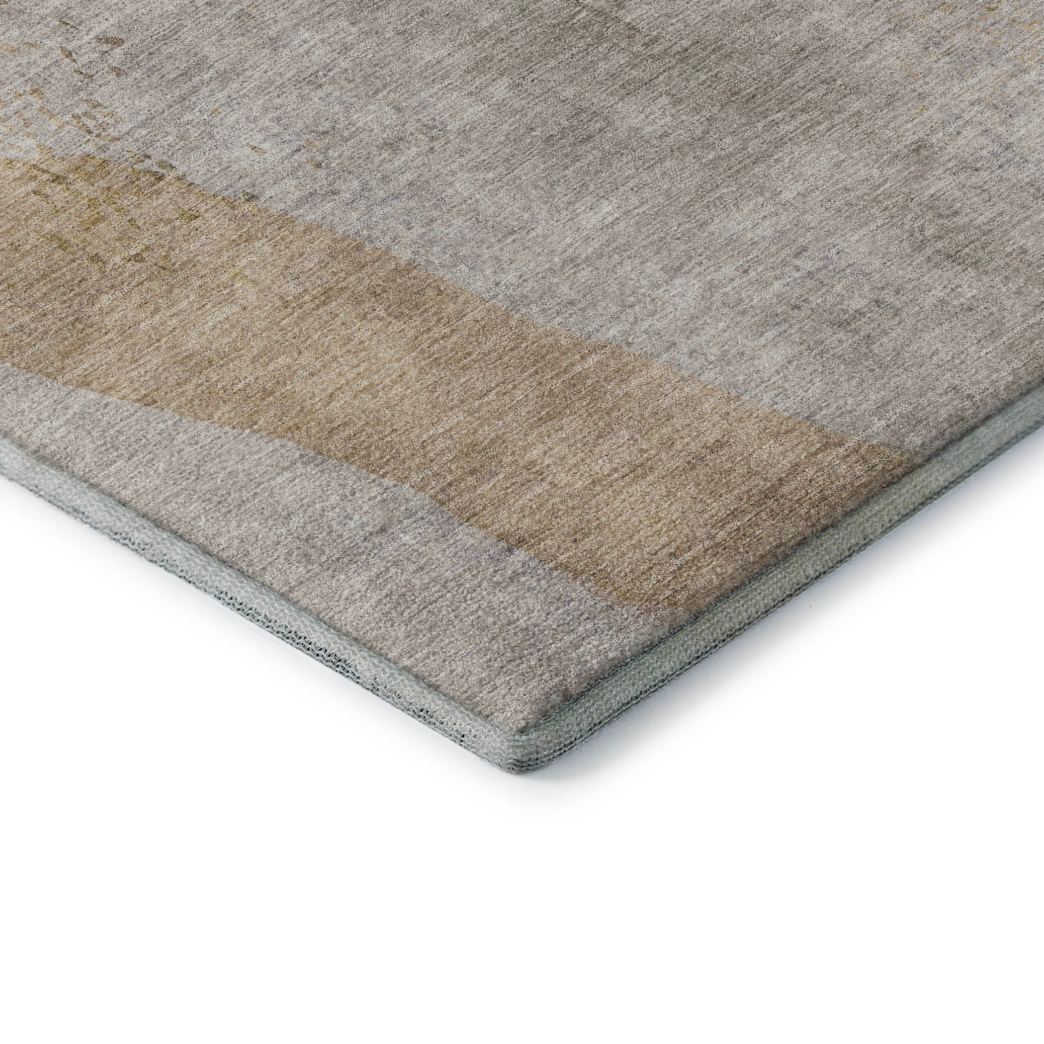 Mostar Machine Washable Transitional Beige Brown Rug 1'8" x 2'6" #shape_Rectangle