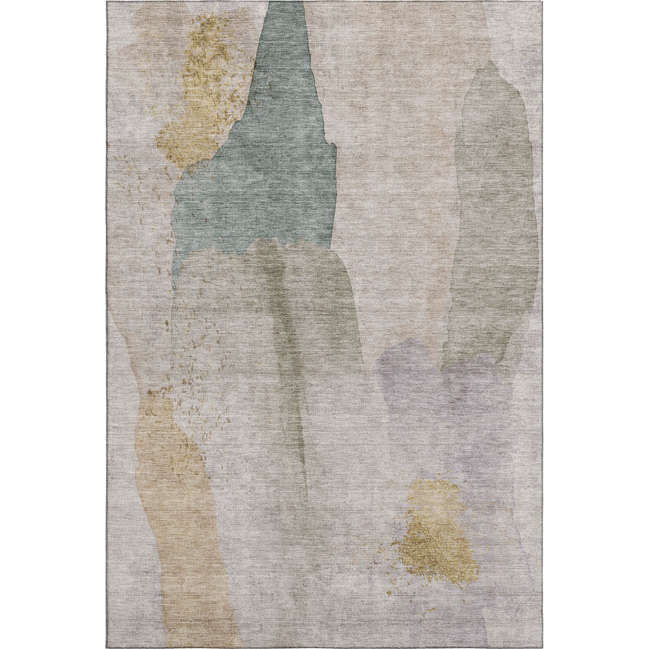 Mostar Machine Washable Transitional Beige Brown Rug 2'6" x 3'10" #shape_Rectangle