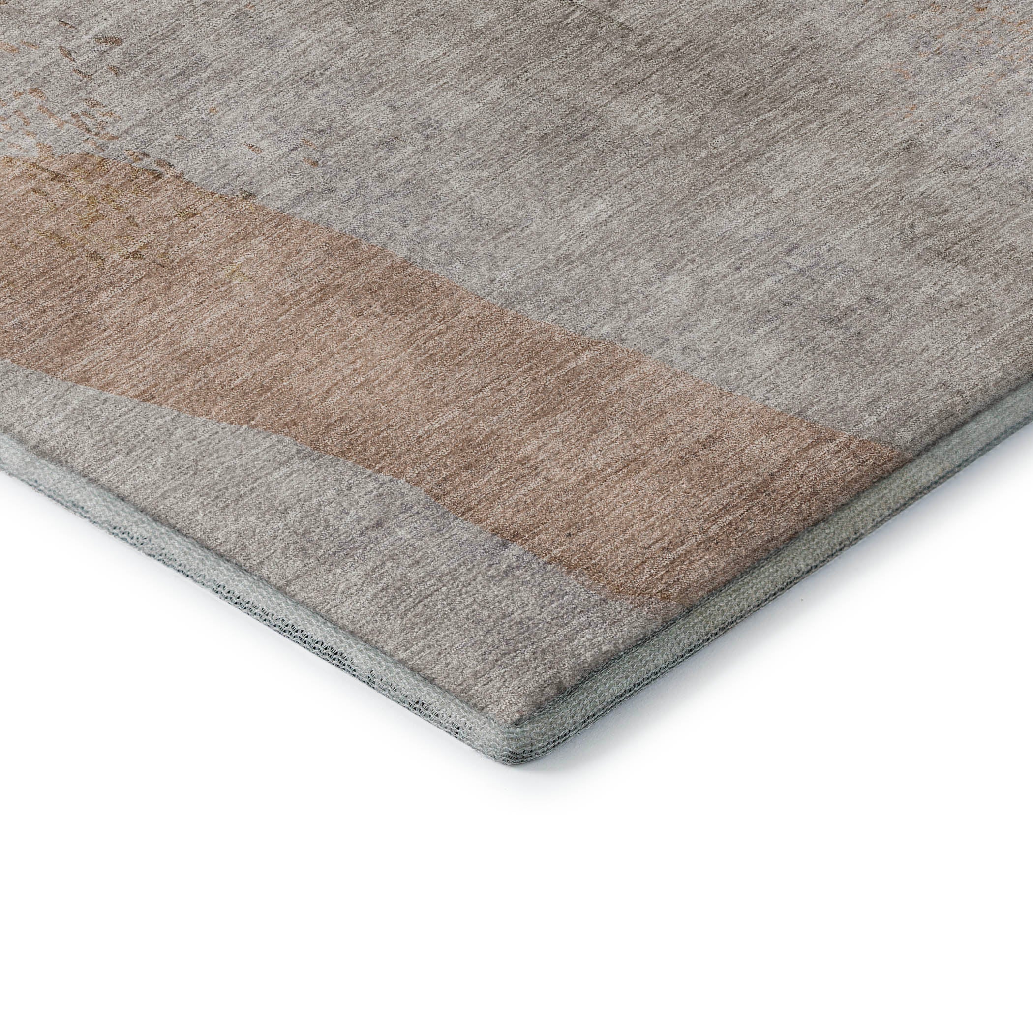 Mostar Machine Washable Transitional Copper Orange Rug 1'8" x 2'6" #shape_Rectangle