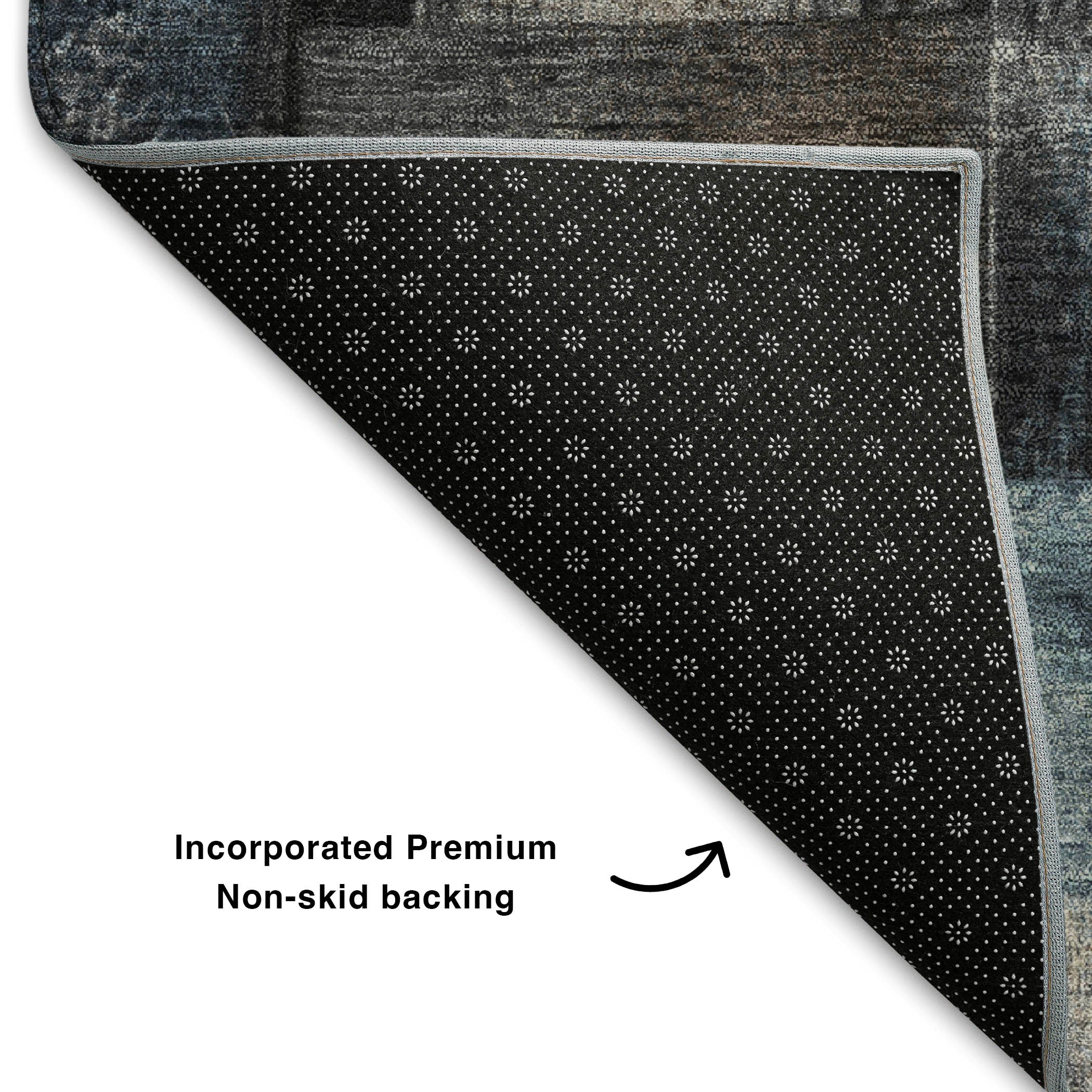 Vienna Machine Washable Transitional Taupe Brown Rug 1'8" x 2'6" #shape_Rectangle