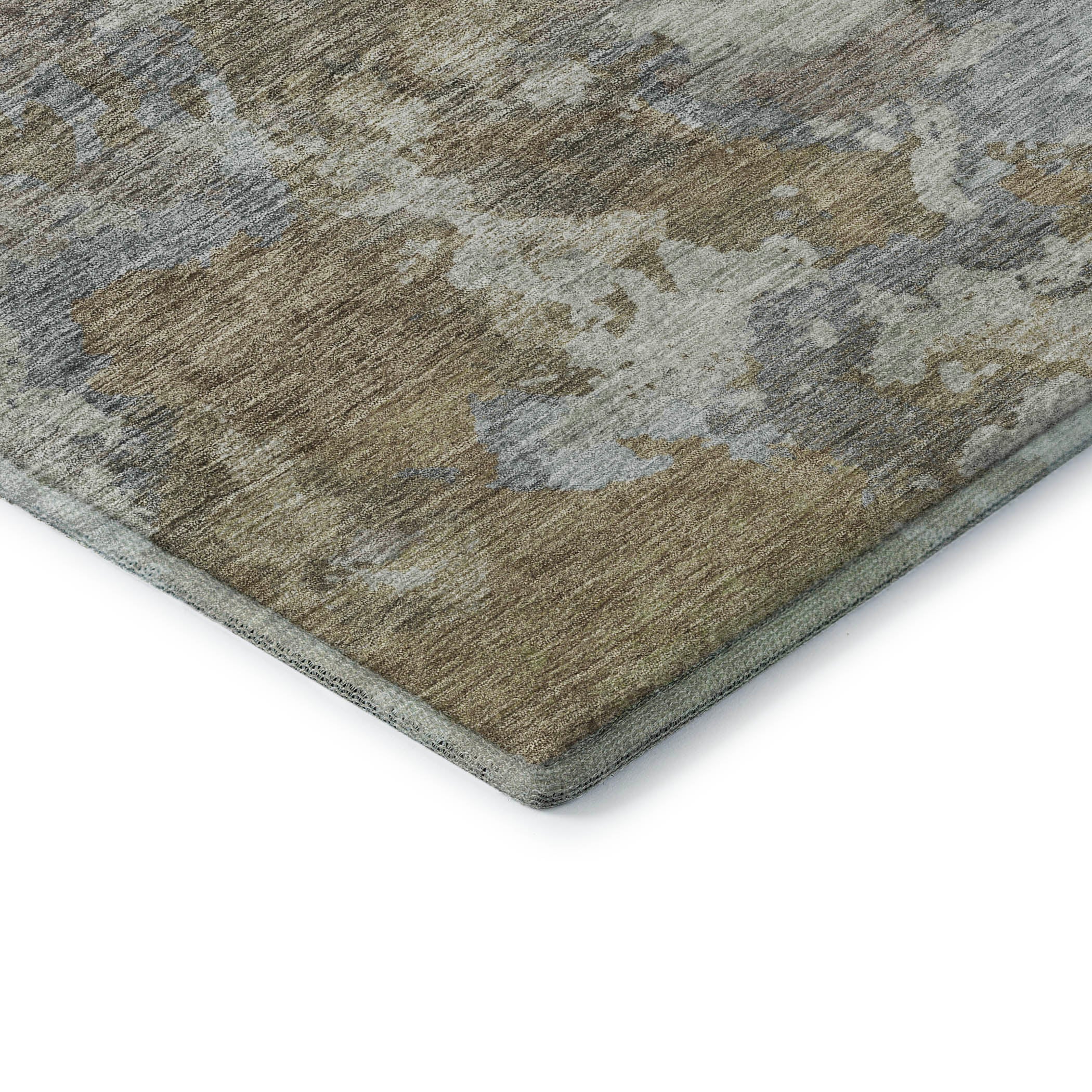 Chiang Mai Machine Washable Transitional Gold Rug 1'8" x 2'6" #shape_Rectangle