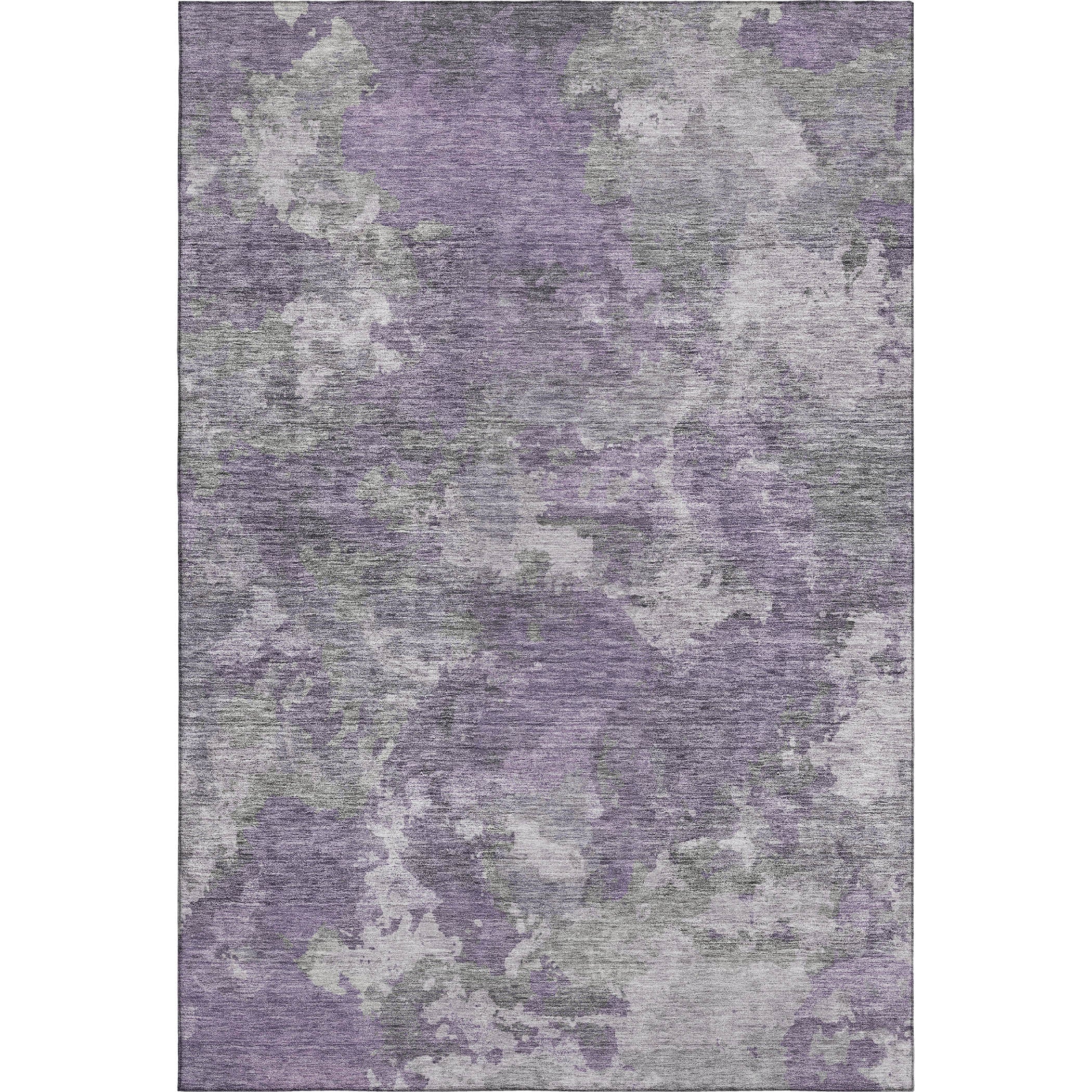 Chiang Mai Machine Washable Transitional Purple Rug 2'6" x 3'10" #shape_Rectangle