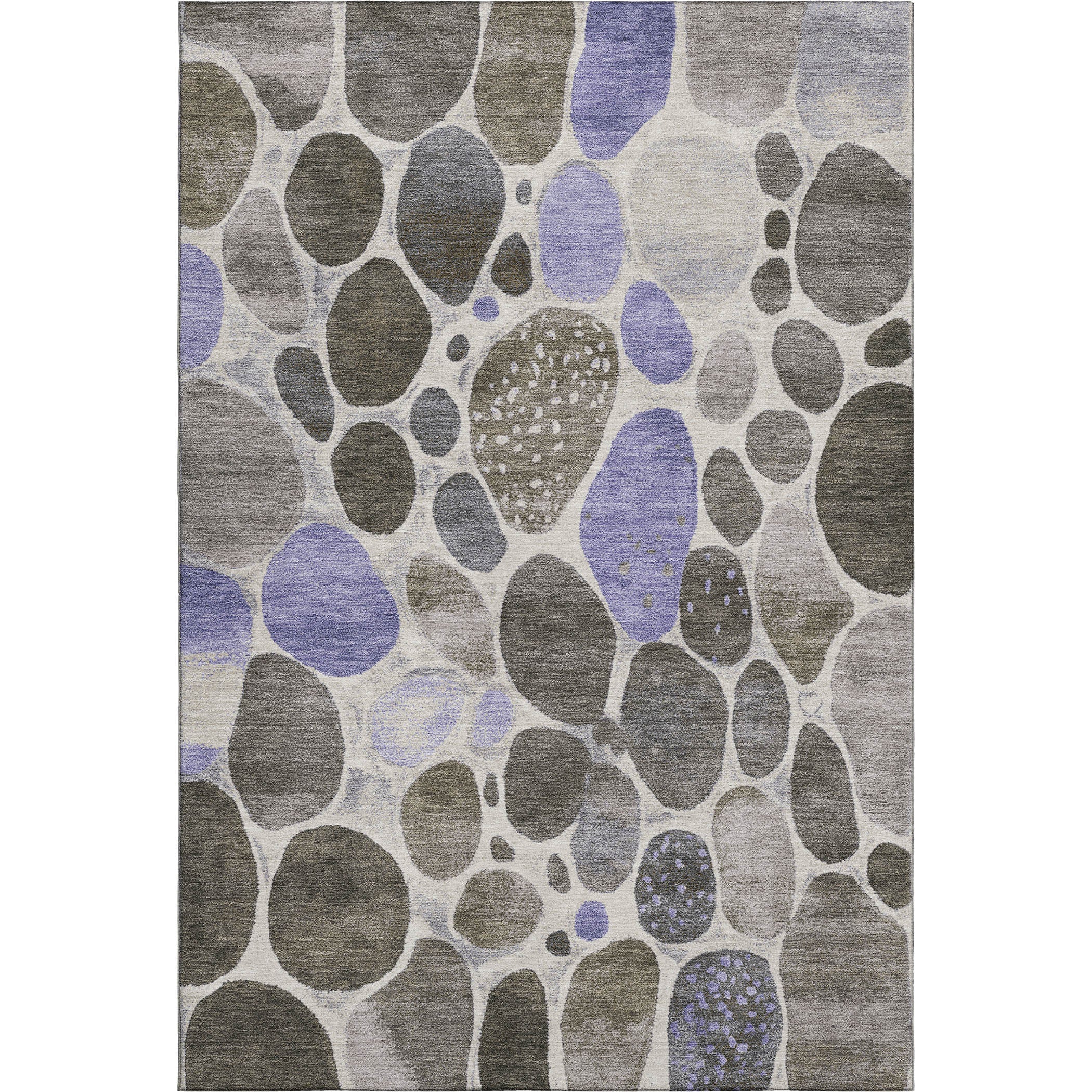 Ghent Machine Washable Transitional Chocolate Brown Rug 2'6" x 3'10" #shape_Rectangle