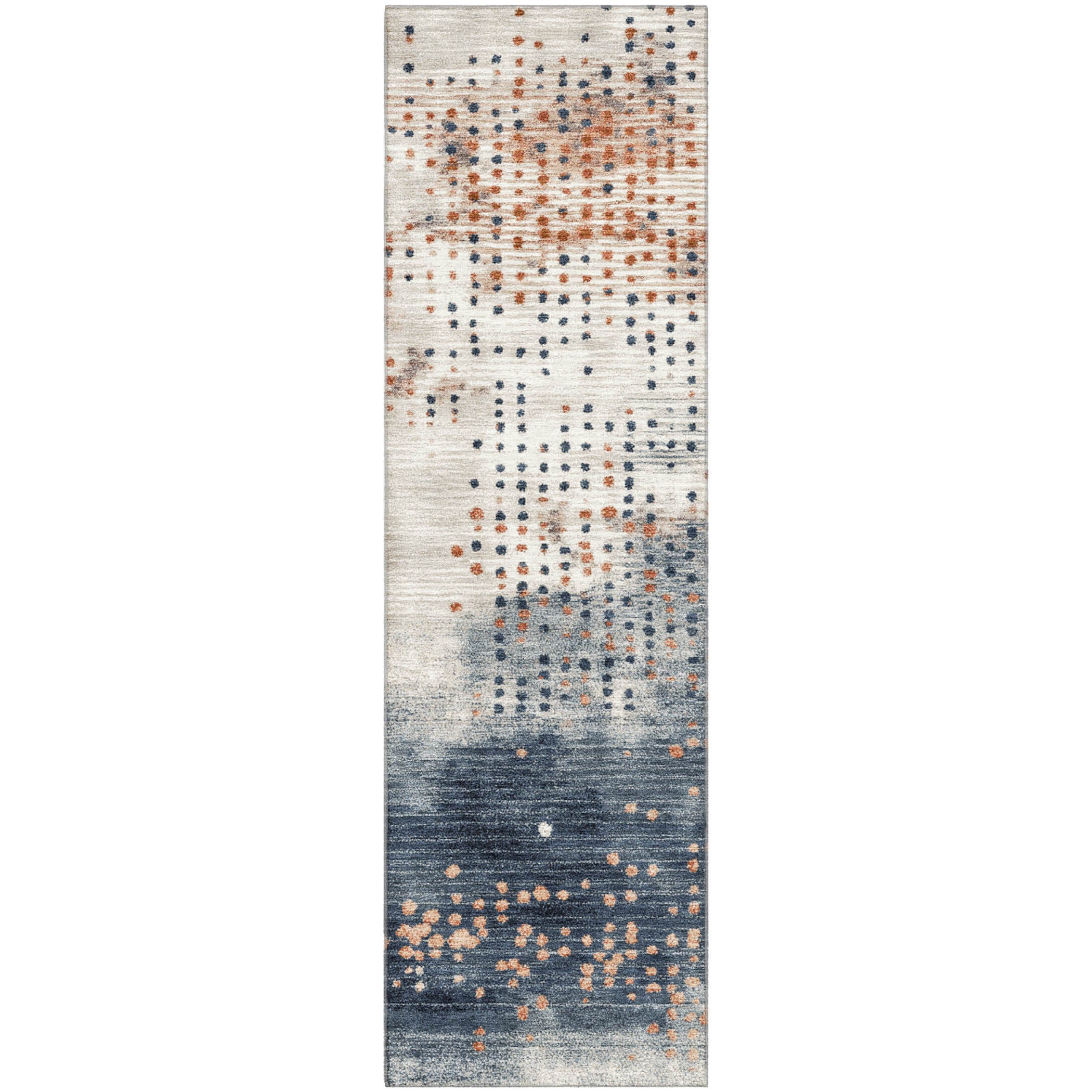 Salzburg Machine Washable Transitional Linen Ivory Rug 2'3" x 7'6" #shape_Runner