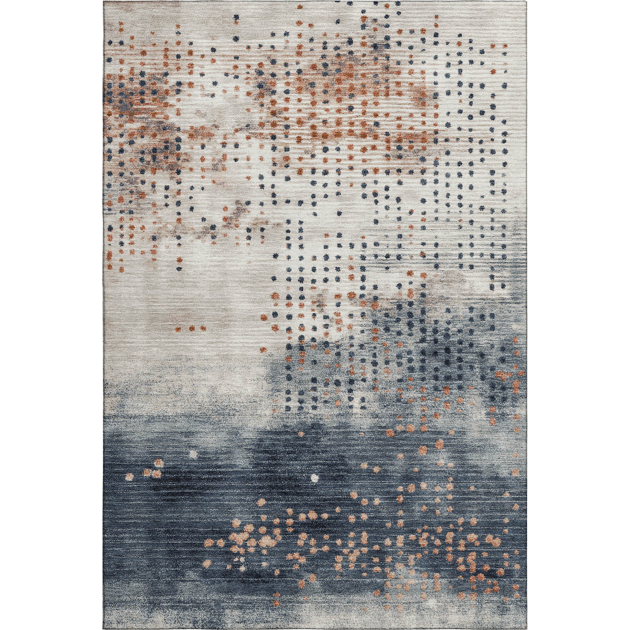 Salzburg Machine Washable Transitional Linen Ivory Rug 2'6" x 3'10" #shape_Rectangle