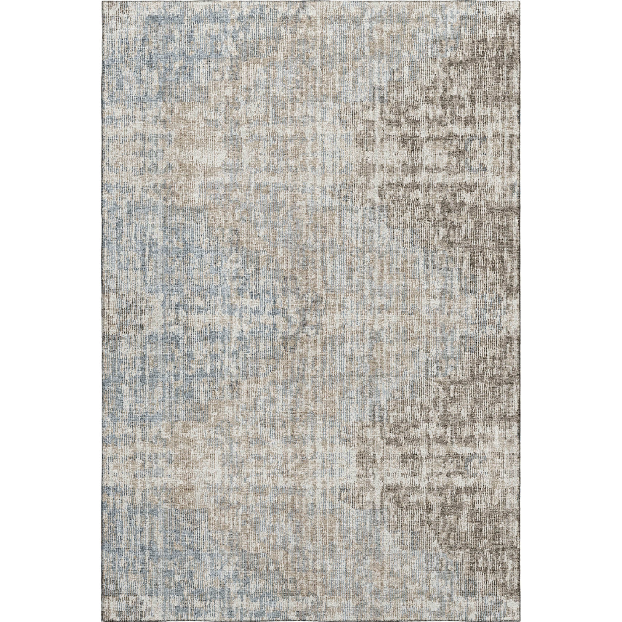 Kyoto Machine Washable Transitional Putty Ivory Rug 2'6" x 3'10" #shape_Rectangle