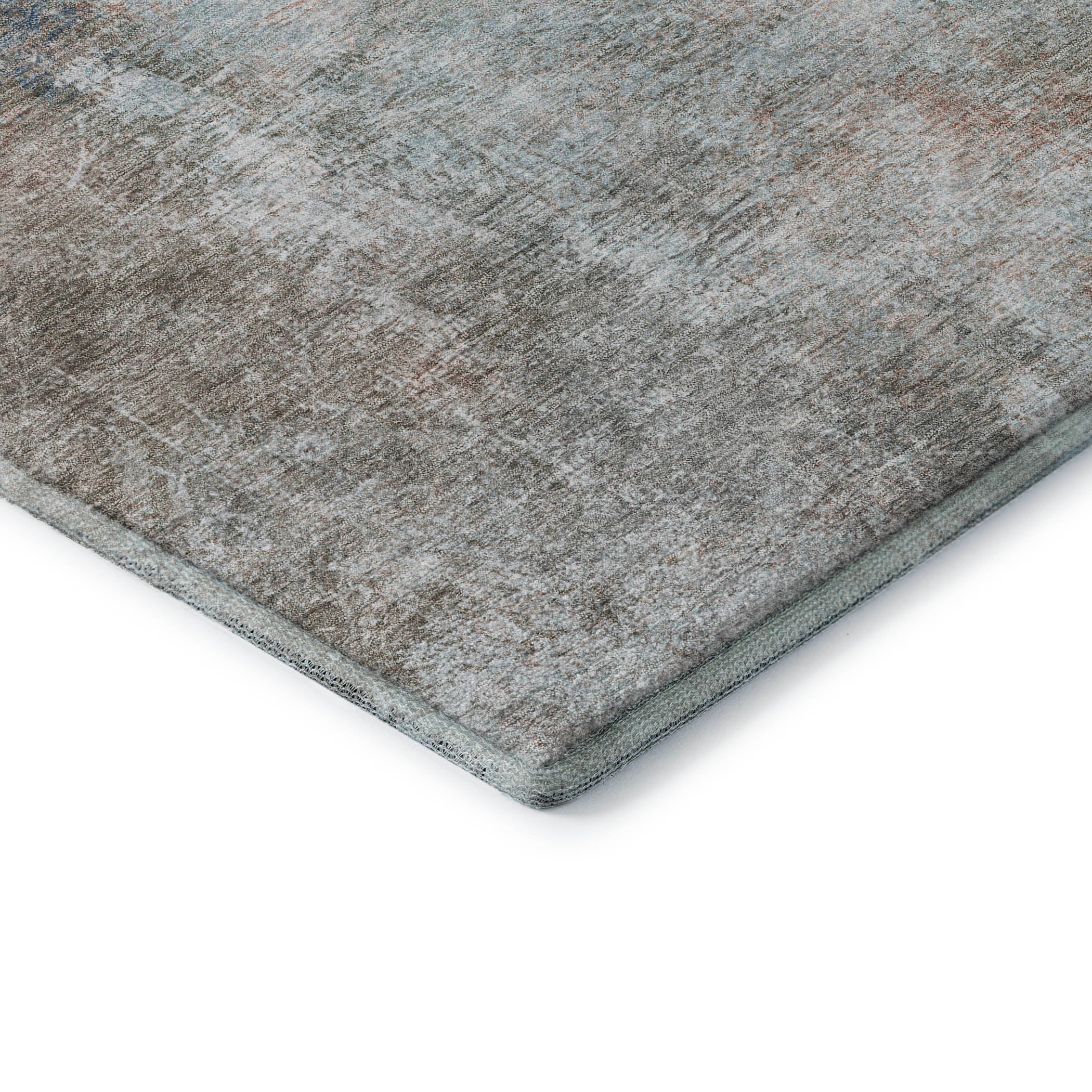 Bergen Machine Washable Transitional Copper Orange Rug 1'8" x 2'6" #shape_Rectangle