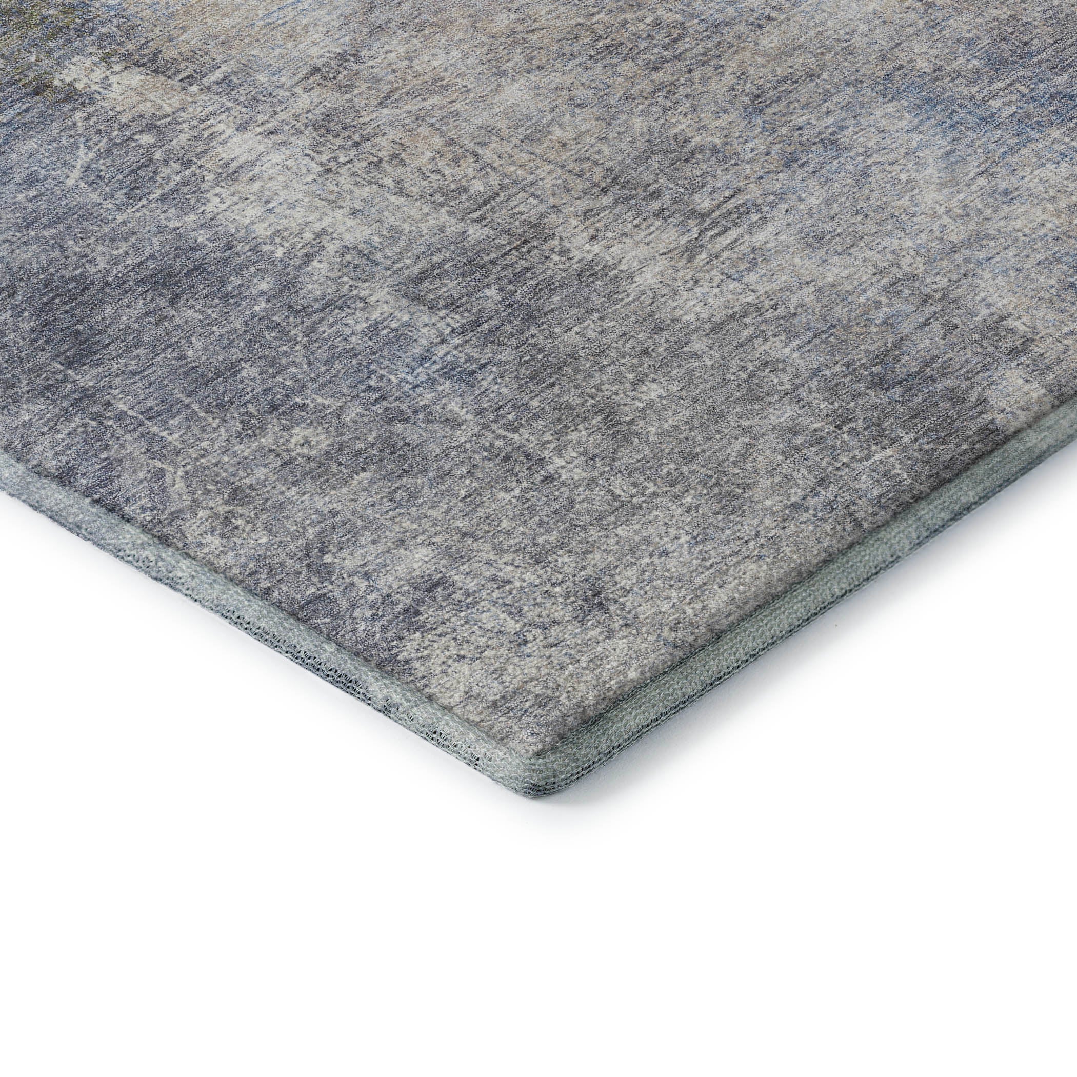 Bergen Machine Washable Transitional Denim Blue Rug 1'8" x 2'6" #shape_Rectangle
