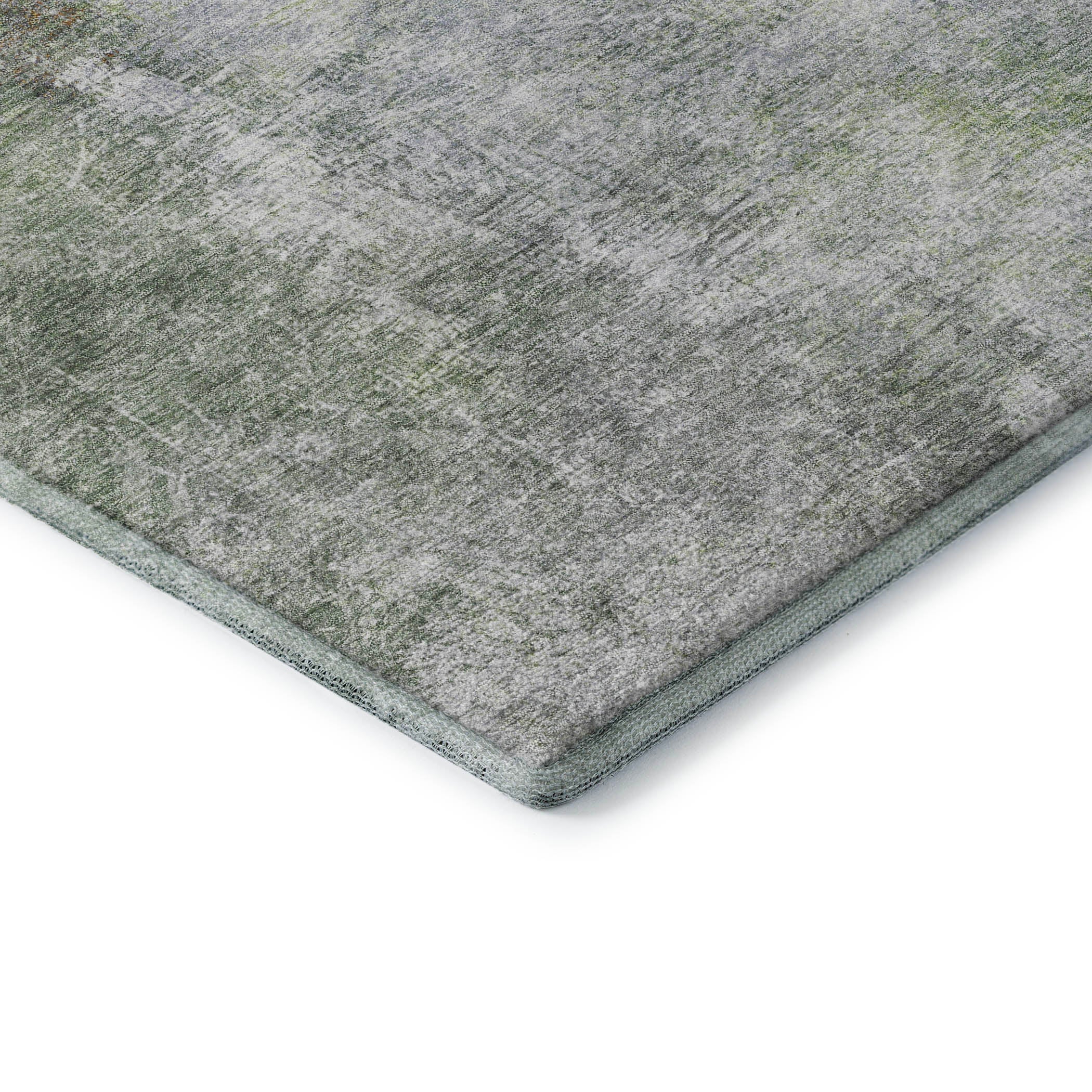 Bergen Machine Washable Transitional Fern Green Rug 1'8" x 2'6" #shape_Rectangle