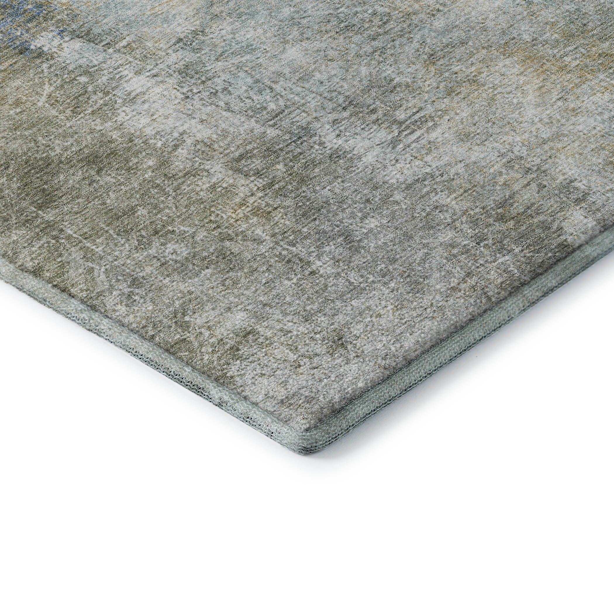 Bergen Machine Washable Transitional Khaki Brown Rug 1'8" x 2'6" #shape_Rectangle