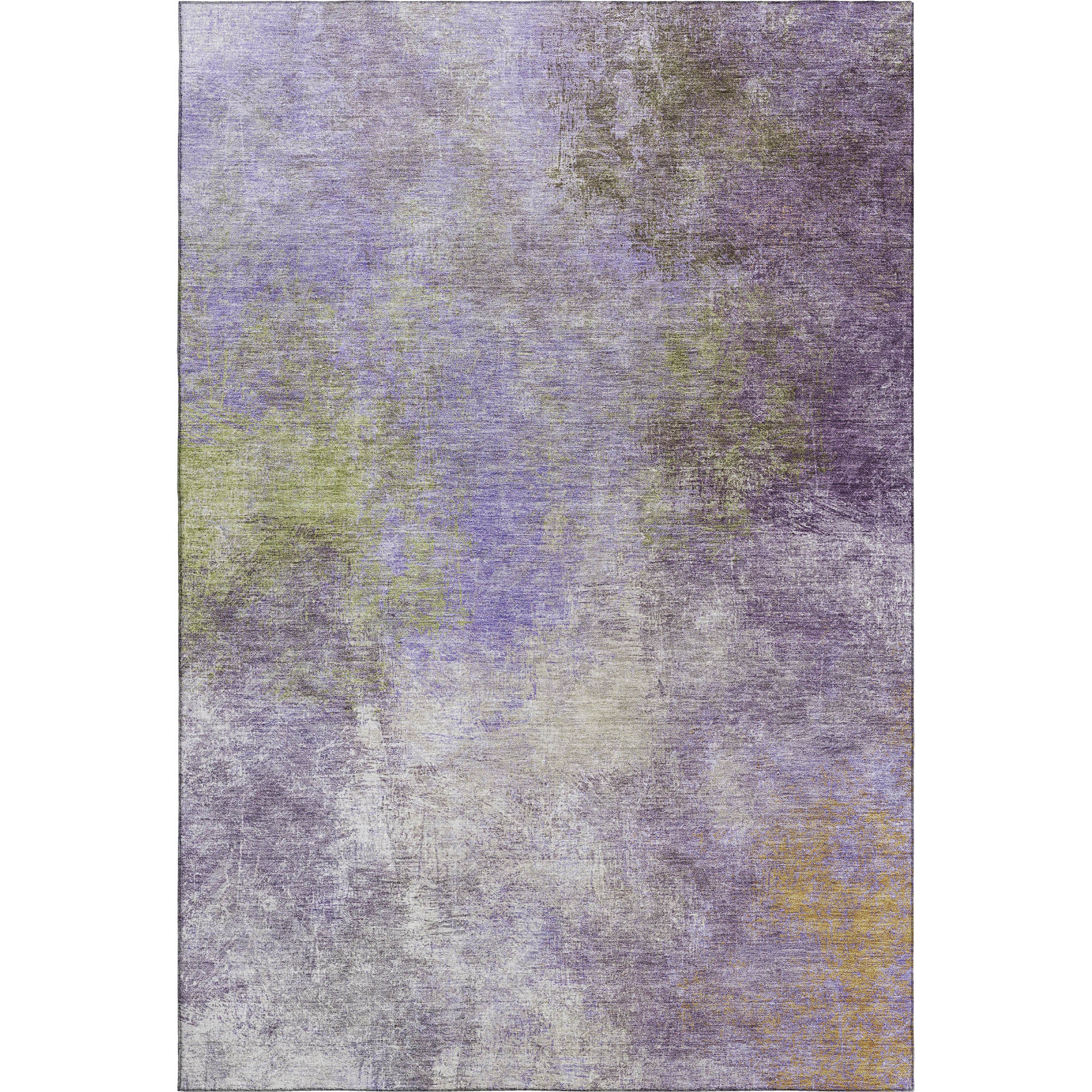 Bergen Machine Washable Transitional Purple Rug 2'6" x 3'10" #shape_Rectangle