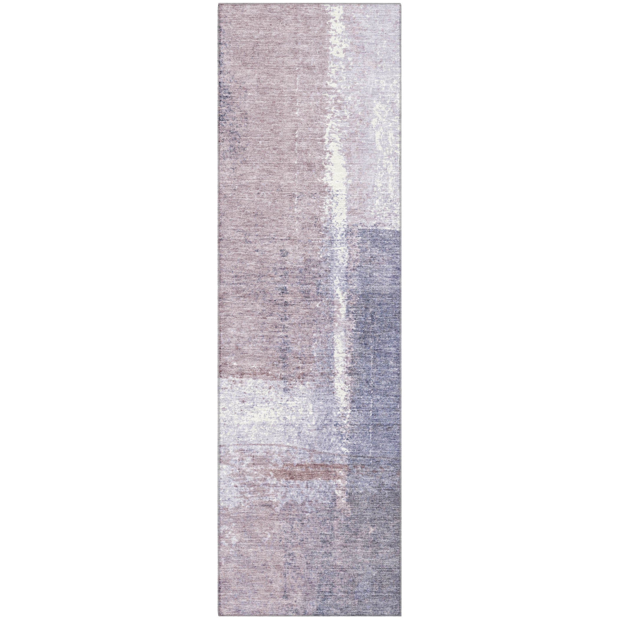 Tbilisi Machine Washable Transitional Lavender Purple Rug 2'3" x 7'6" #shape_Runner