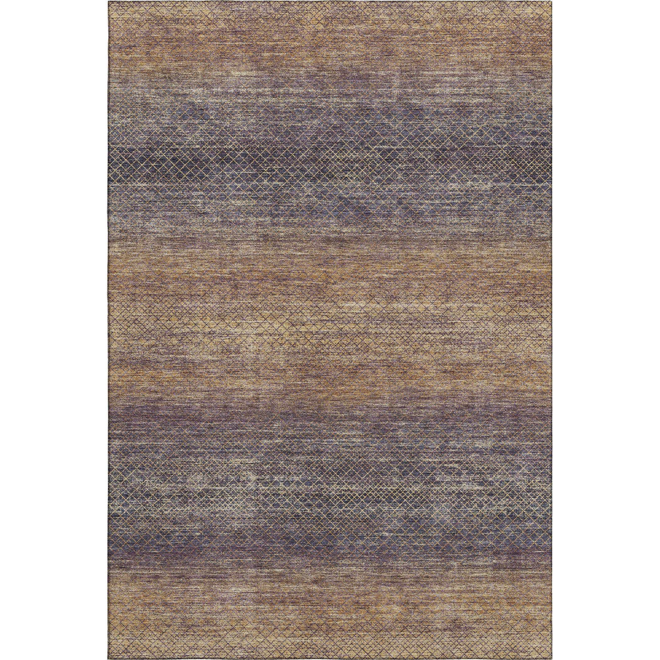 Havana Machine Washable Transitional Eggplant Purple Rug 2'6" x 3'10" #shape_Rectangle