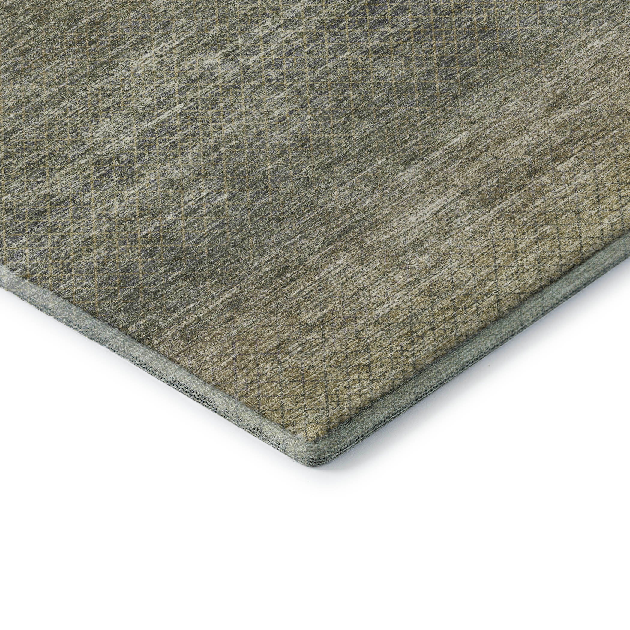 Havana Machine Washable Transitional Fern Green Rug 1'8" x 2'6" #shape_Rectangle