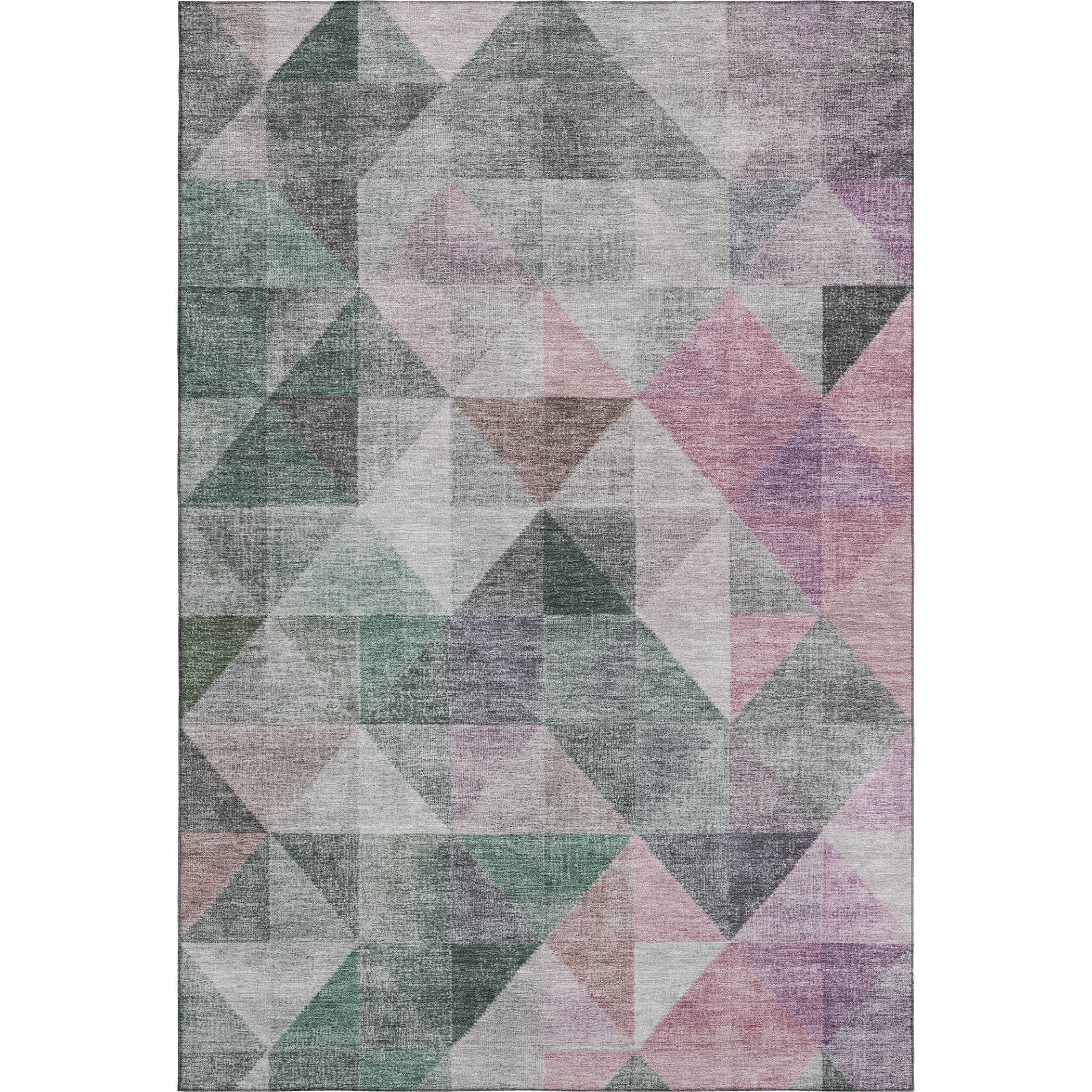 Lisbon Machine Washable Transitional Blush Pink Rug 2'6" x 3'10" #shape_Rectangle