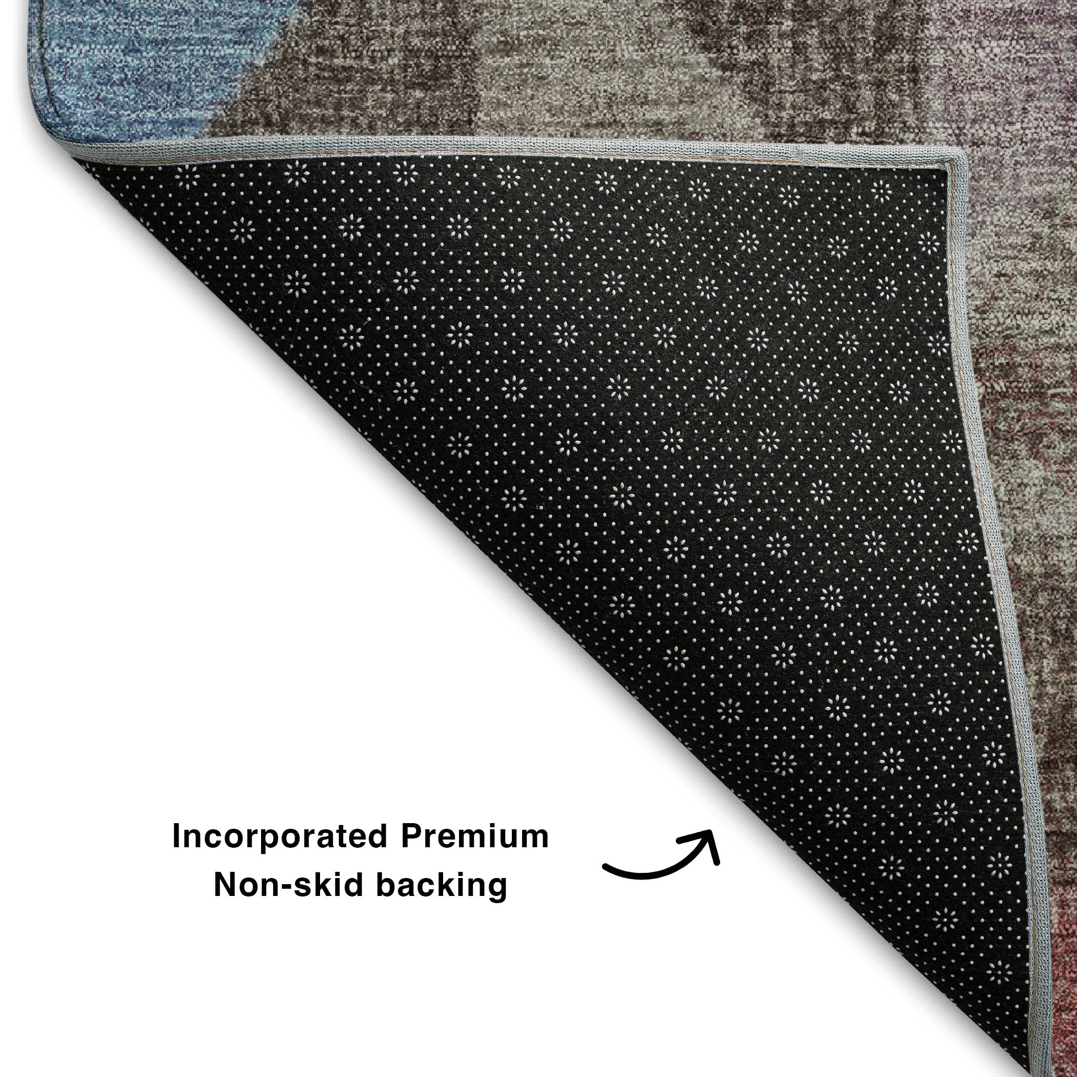 Lisbon Machine Washable Transitional Silver Gray Rug 1'8" x 2'6" #shape_Rectangle