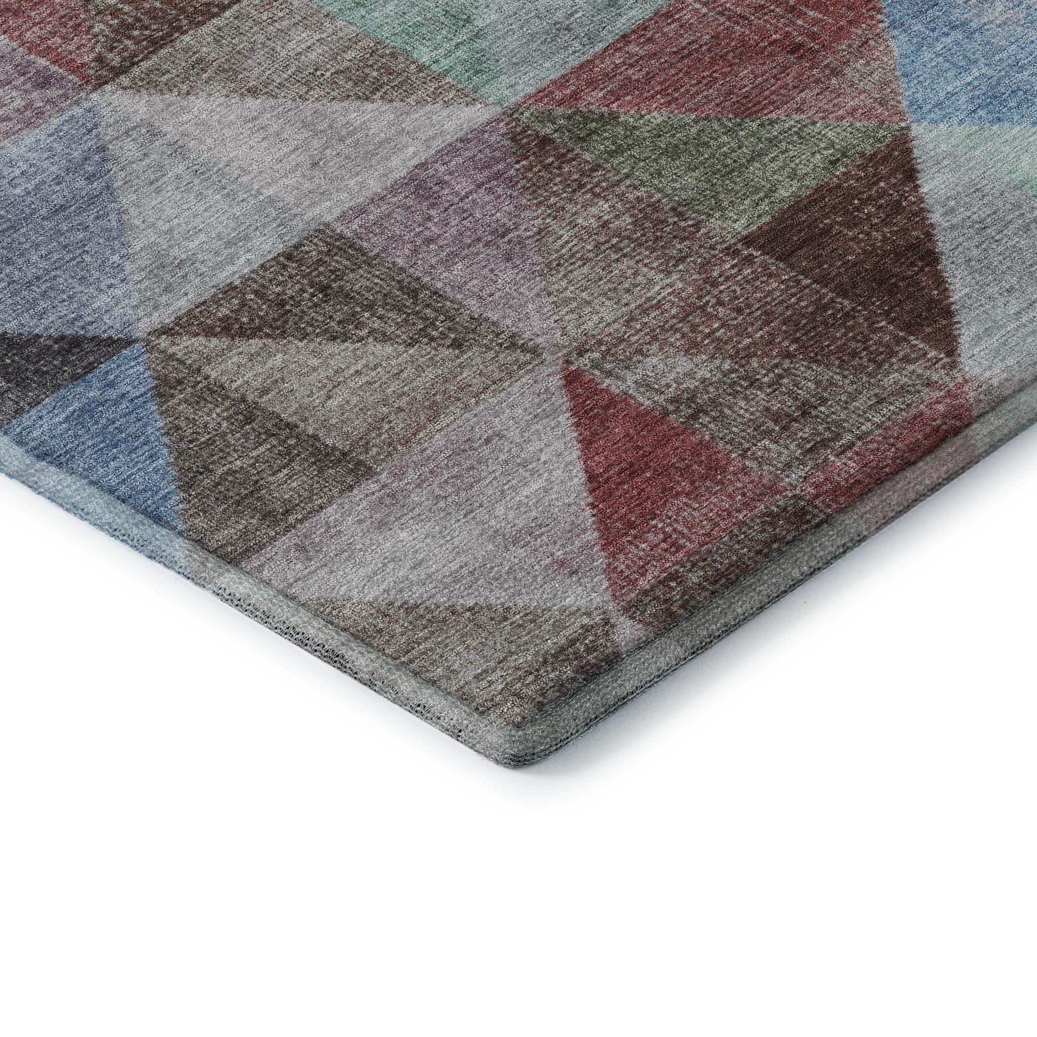Lisbon Machine Washable Transitional Silver Gray Rug 1'8" x 2'6" #shape_Rectangle