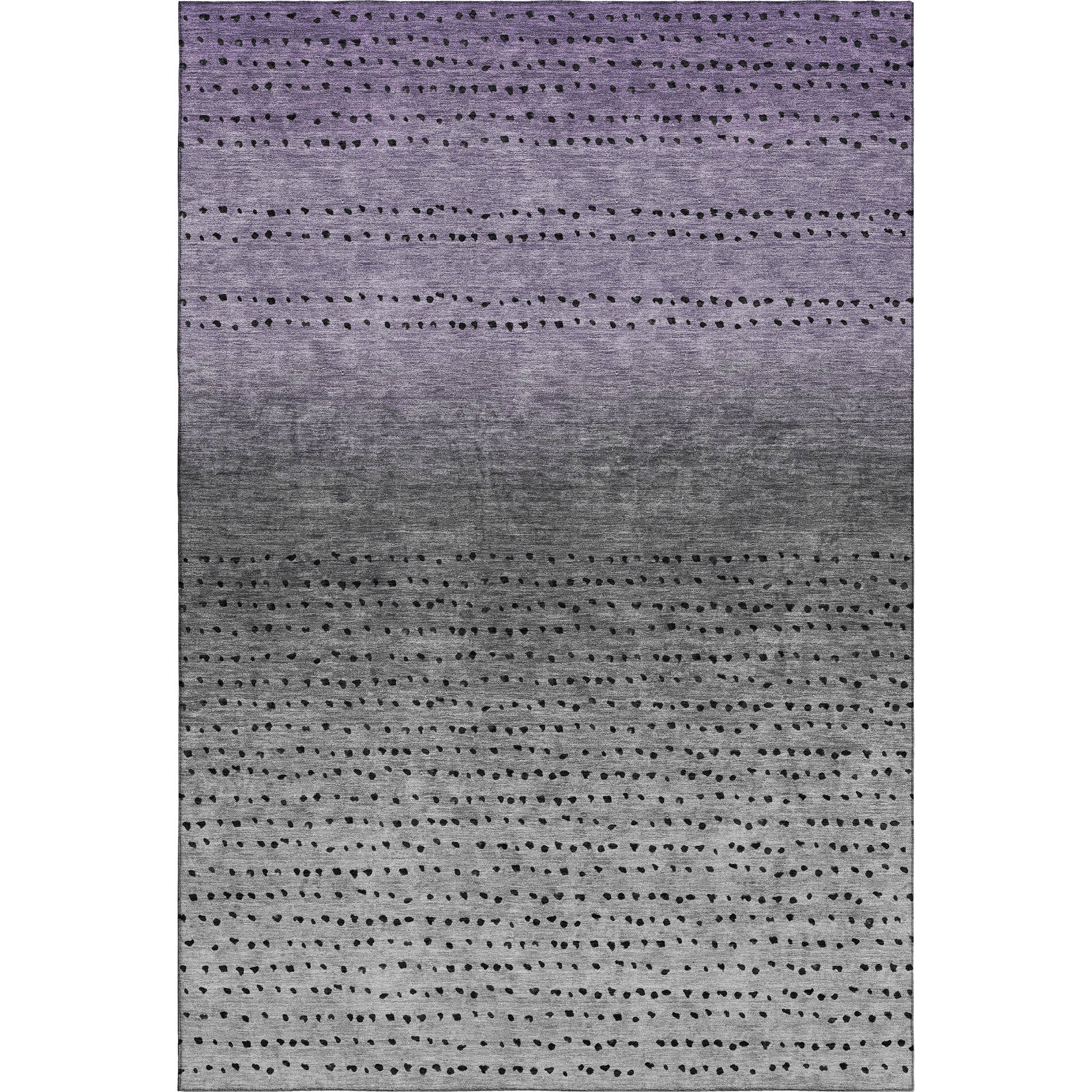 Luang Prabang Machine Washable Transitional Purple Rug 2'6" x 3'10" #shape_Rectangle