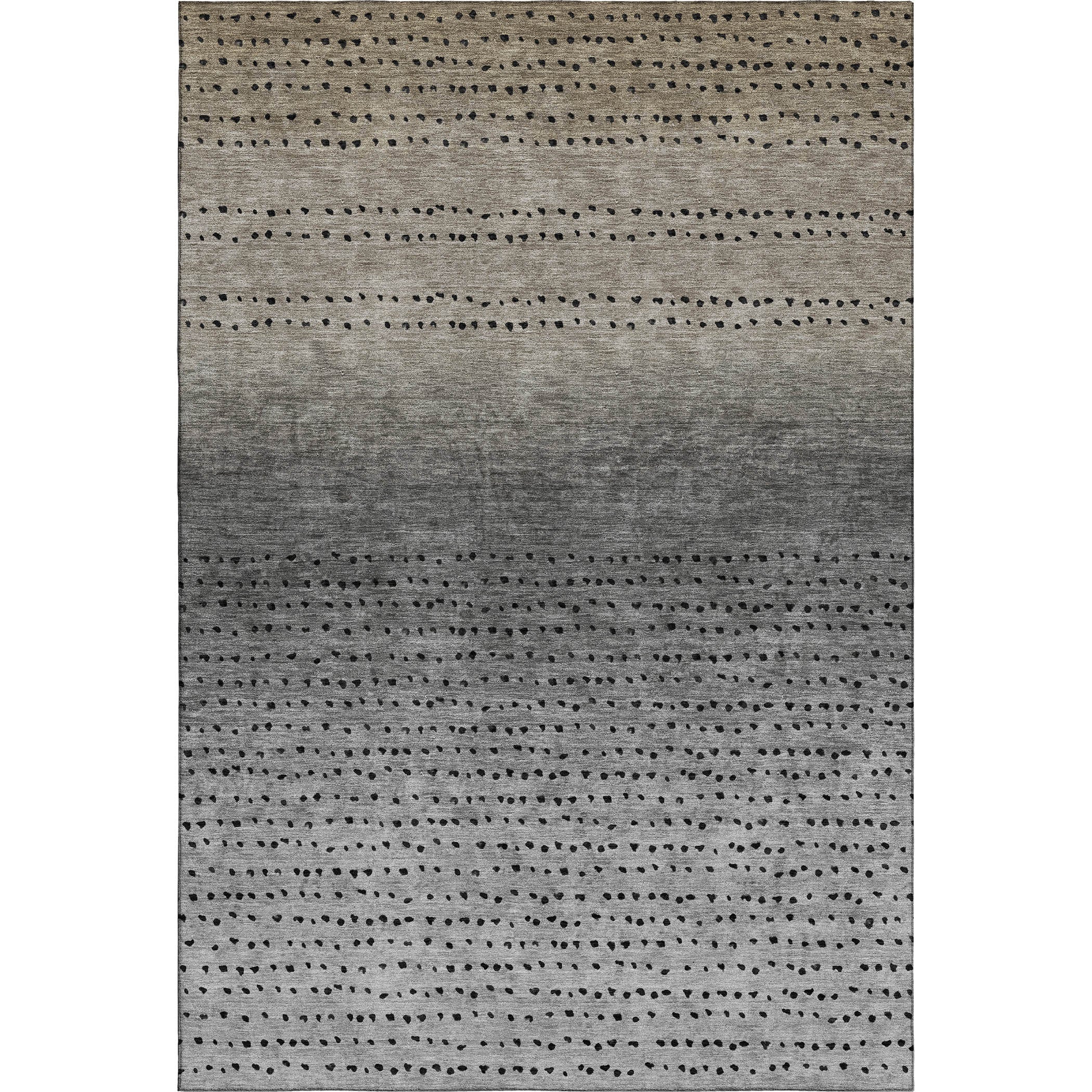 Luang Prabang Machine Washable Transitional Taupe Brown Rug 2'6" x 3'10" #shape_Rectangle