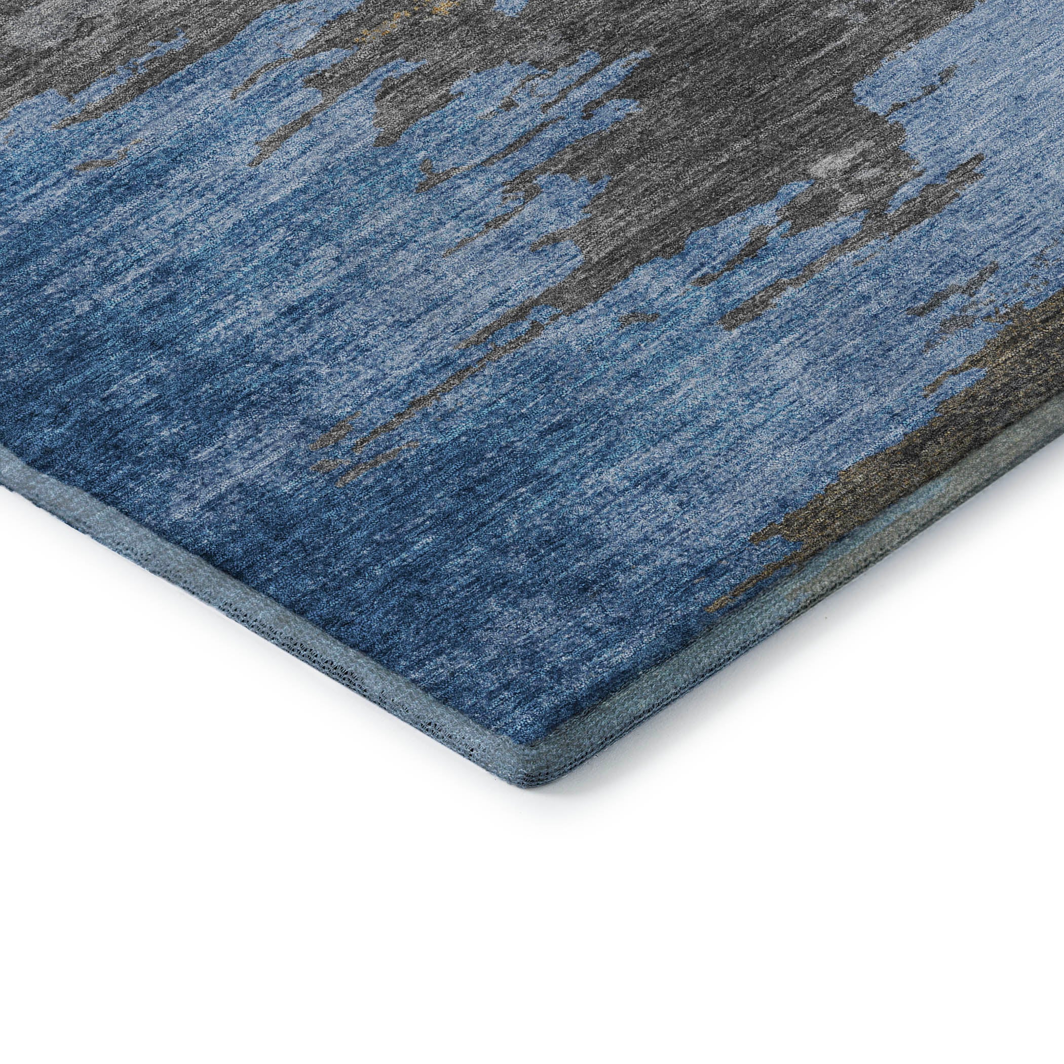 Jaipur Machine Washable Transitional Denim Blue Rug 1'8" x 2'6" #shape_Rectangle