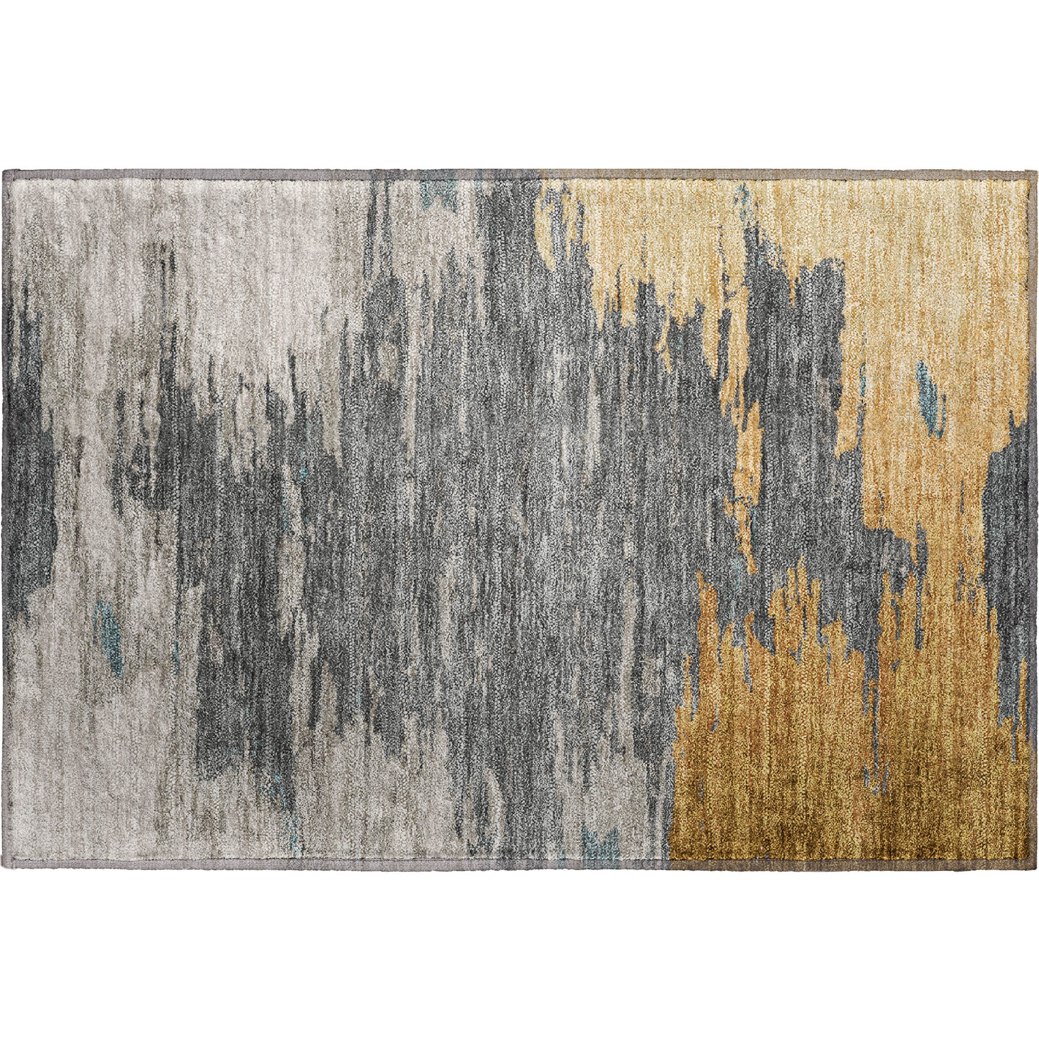 Jaipur Machine Washable Transitional Gold Rug 1'8" x 2'6" #shape_Rectangle
