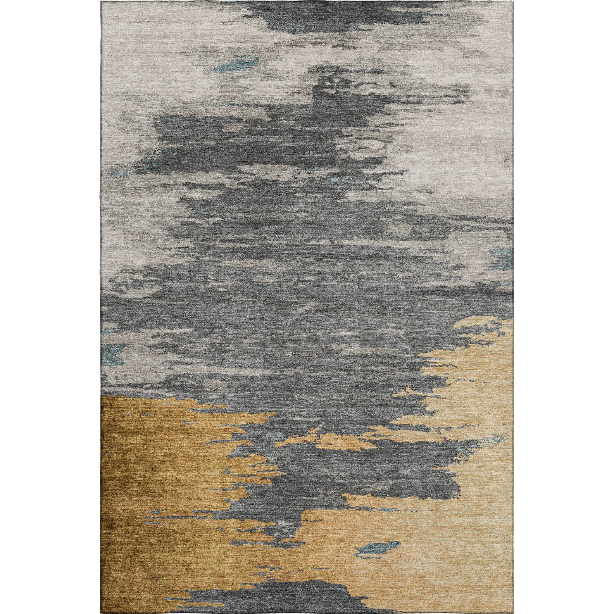 Jaipur Machine Washable Transitional Gold Rug 2'6" x 3'10" #shape_Rectangle