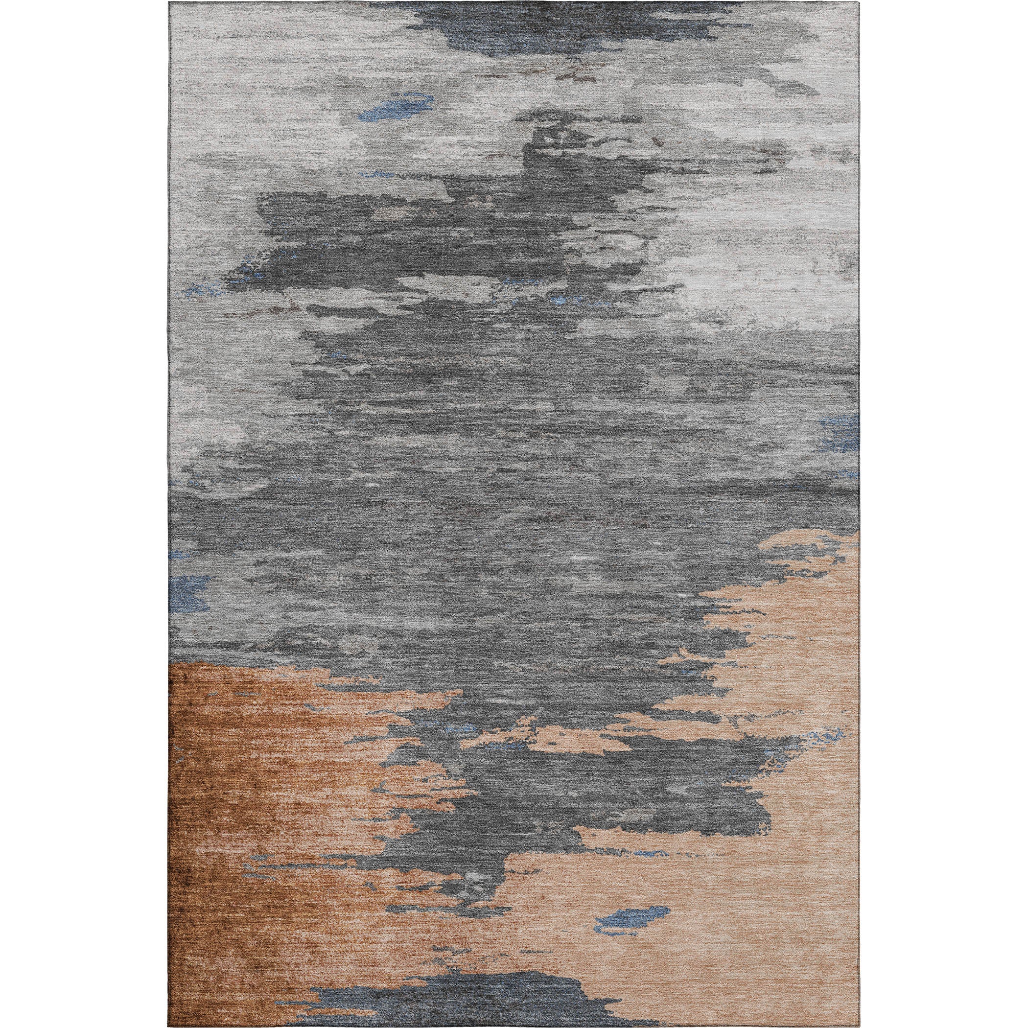 Jaipur Machine Washable Transitional Paprika Orange Rug 2'6" x 3'10" #shape_Rectangle