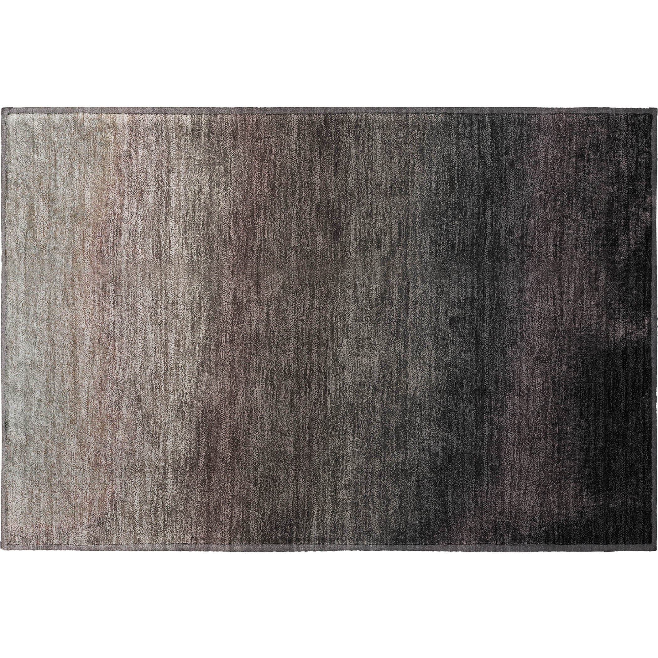Mdina Machine Washable Transitional Black Rug 1'8" x 2'6" #shape_Rectangle