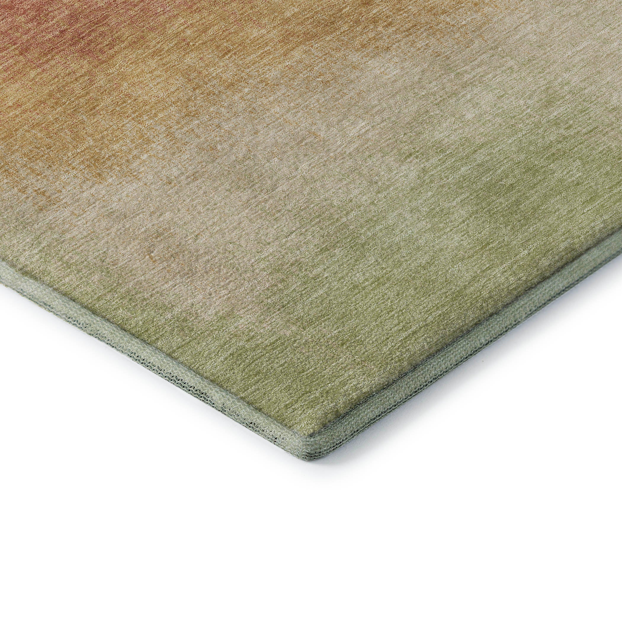 Mdina Machine Washable Transitional Coral Orange Rug 1'8" x 2'6" #shape_Rectangle