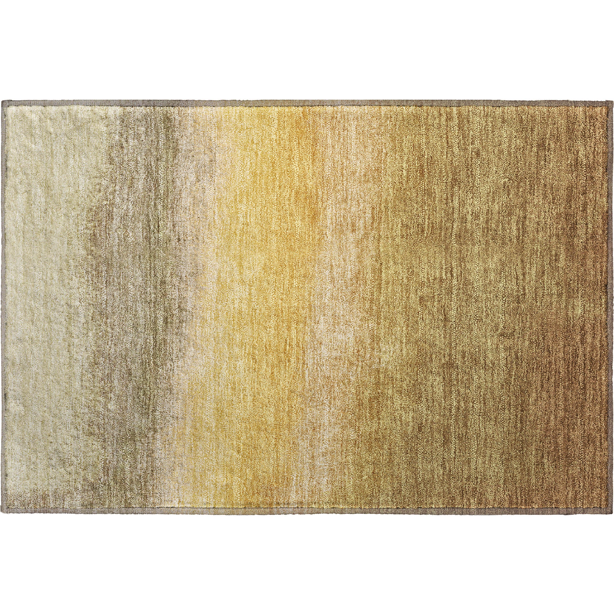 Mdina Machine Washable Transitional Gold Rug 1'8" x 2'6" #shape_Rectangle
