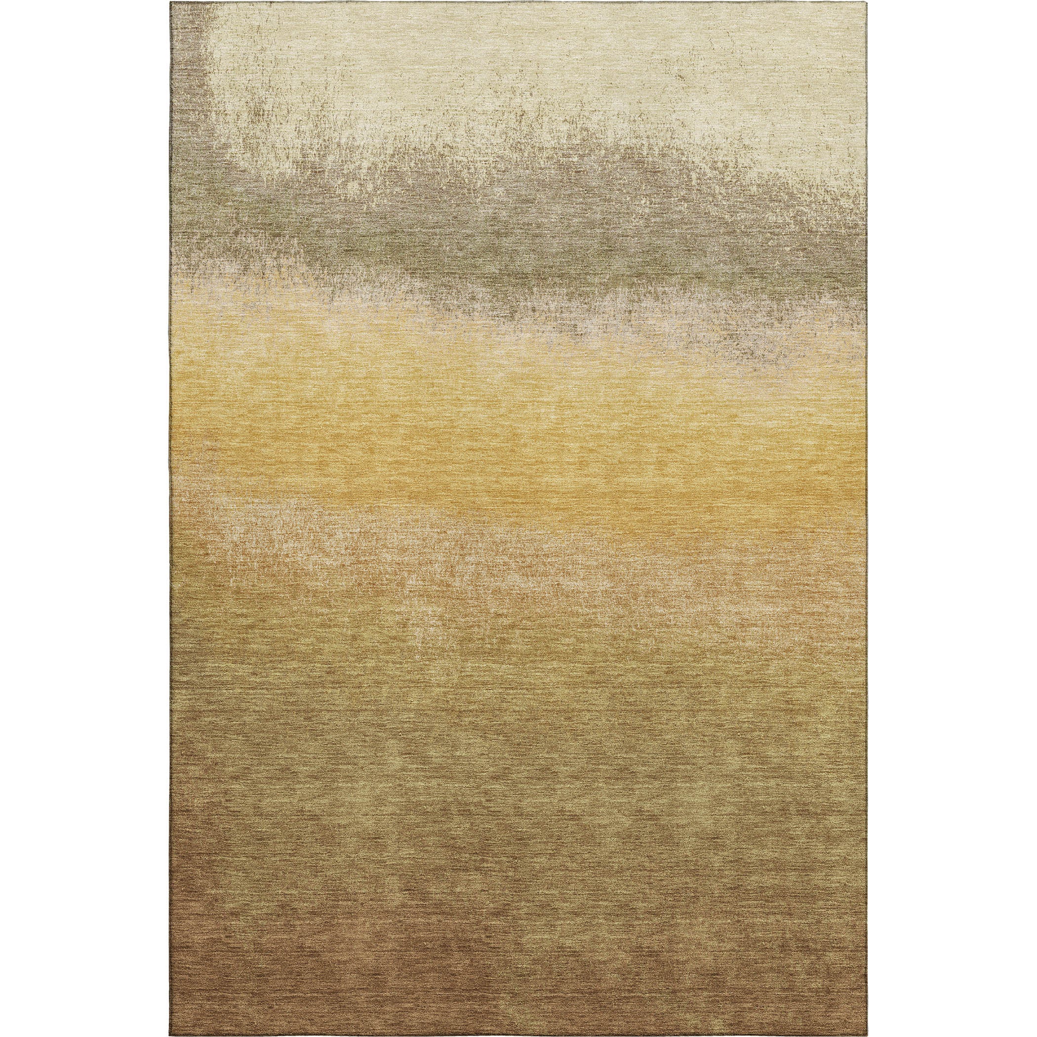 Mdina Machine Washable Transitional Gold Rug 2'6" x 3'10" #shape_Rectangle