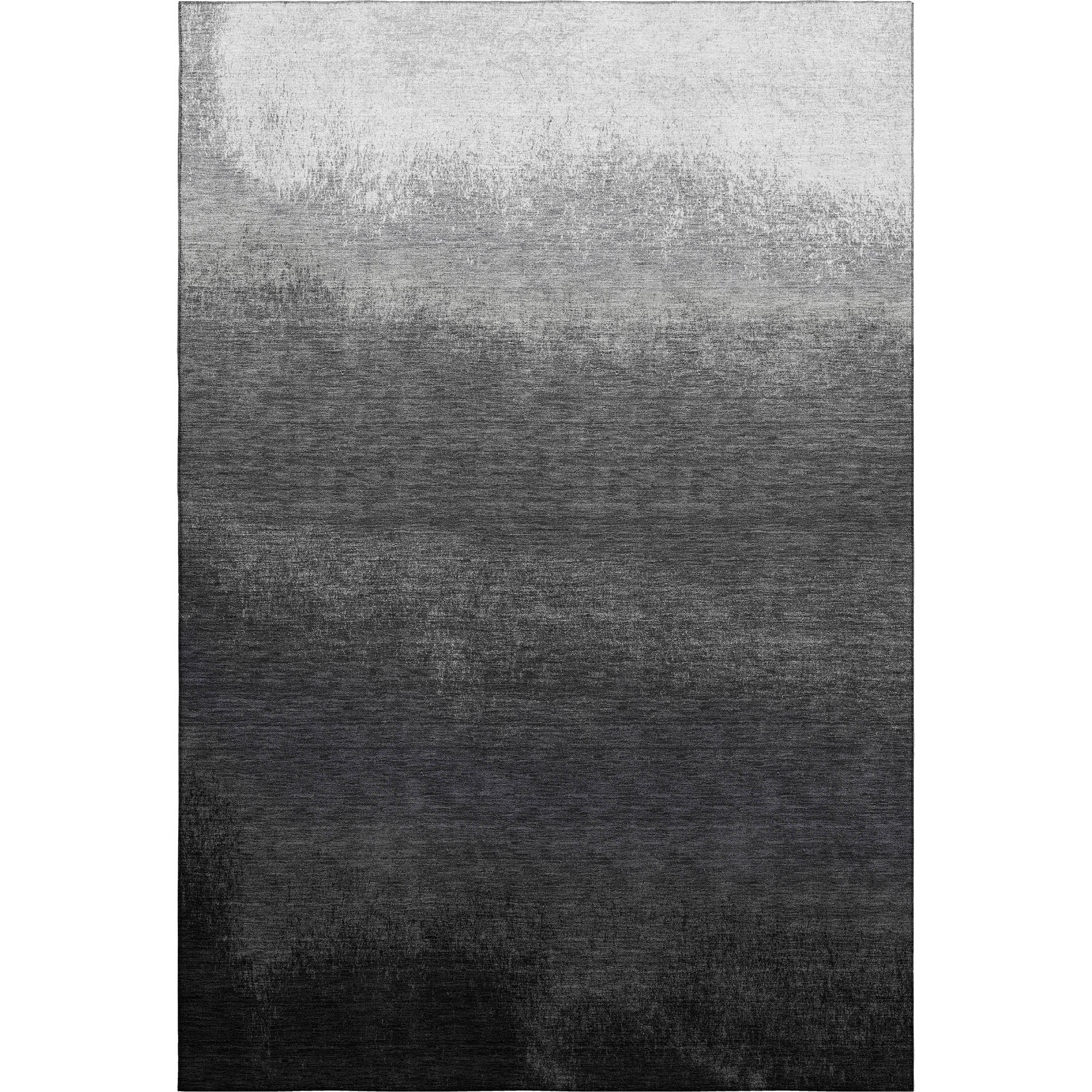 Mdina Machine Washable Transitional Gray Rug 2'6" x 3'10" #shape_Rectangle
