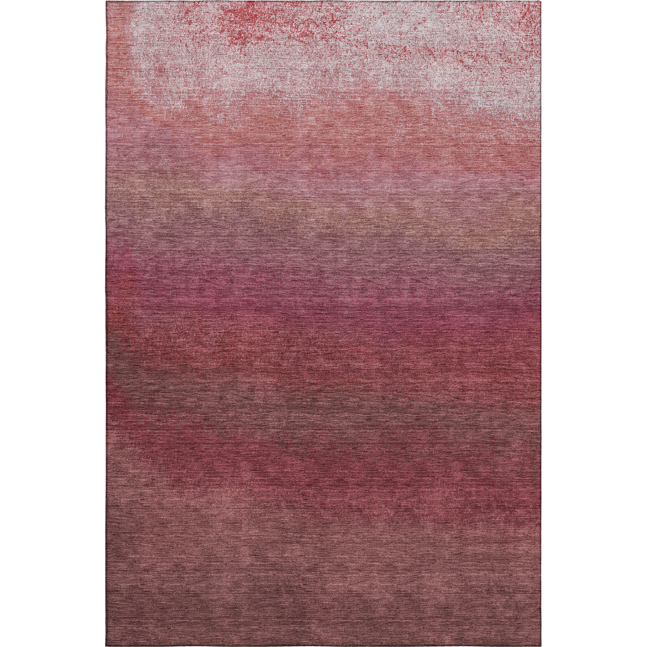 Mdina Machine Washable Transitional Red Rug 2'6" x 3'10" #shape_Rectangle