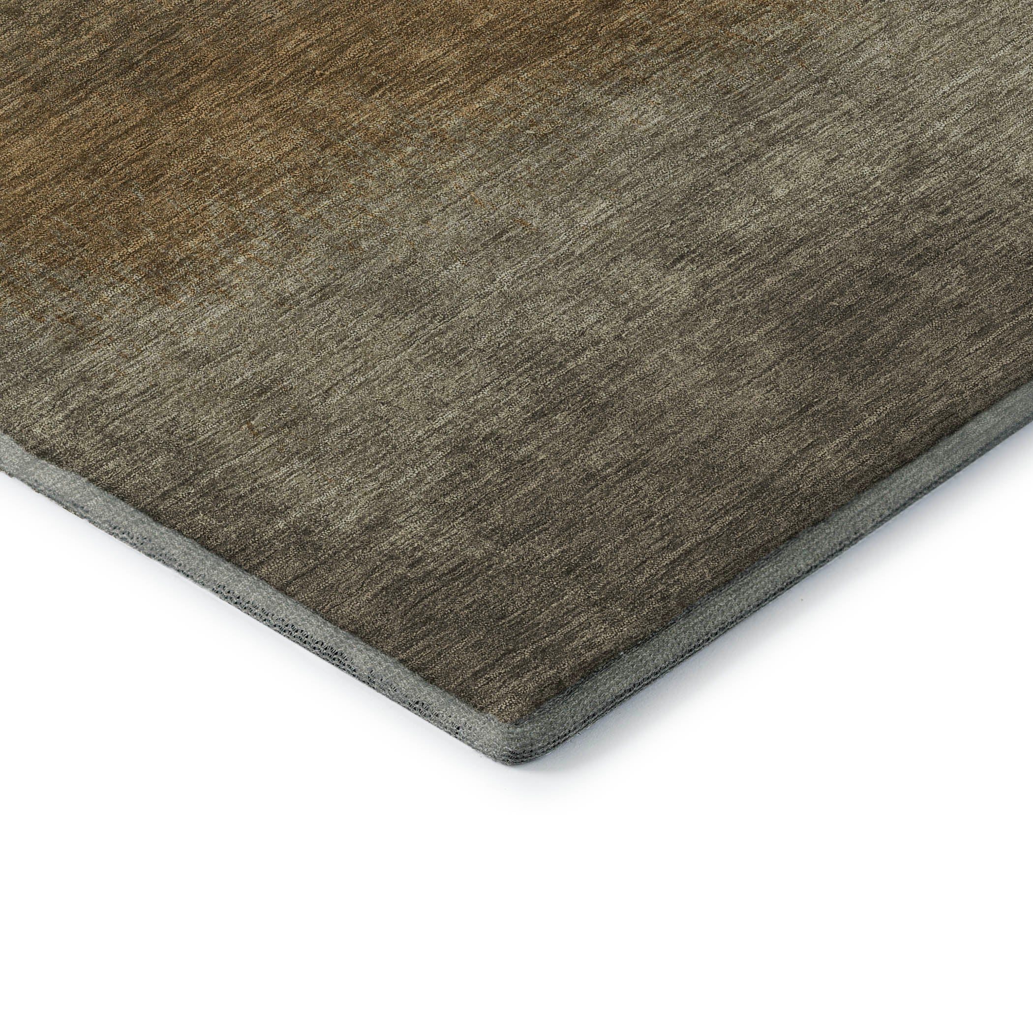 Mdina Machine Washable Transitional Taupe Brown Rug 1'8" x 2'6" #shape_Rectangle
