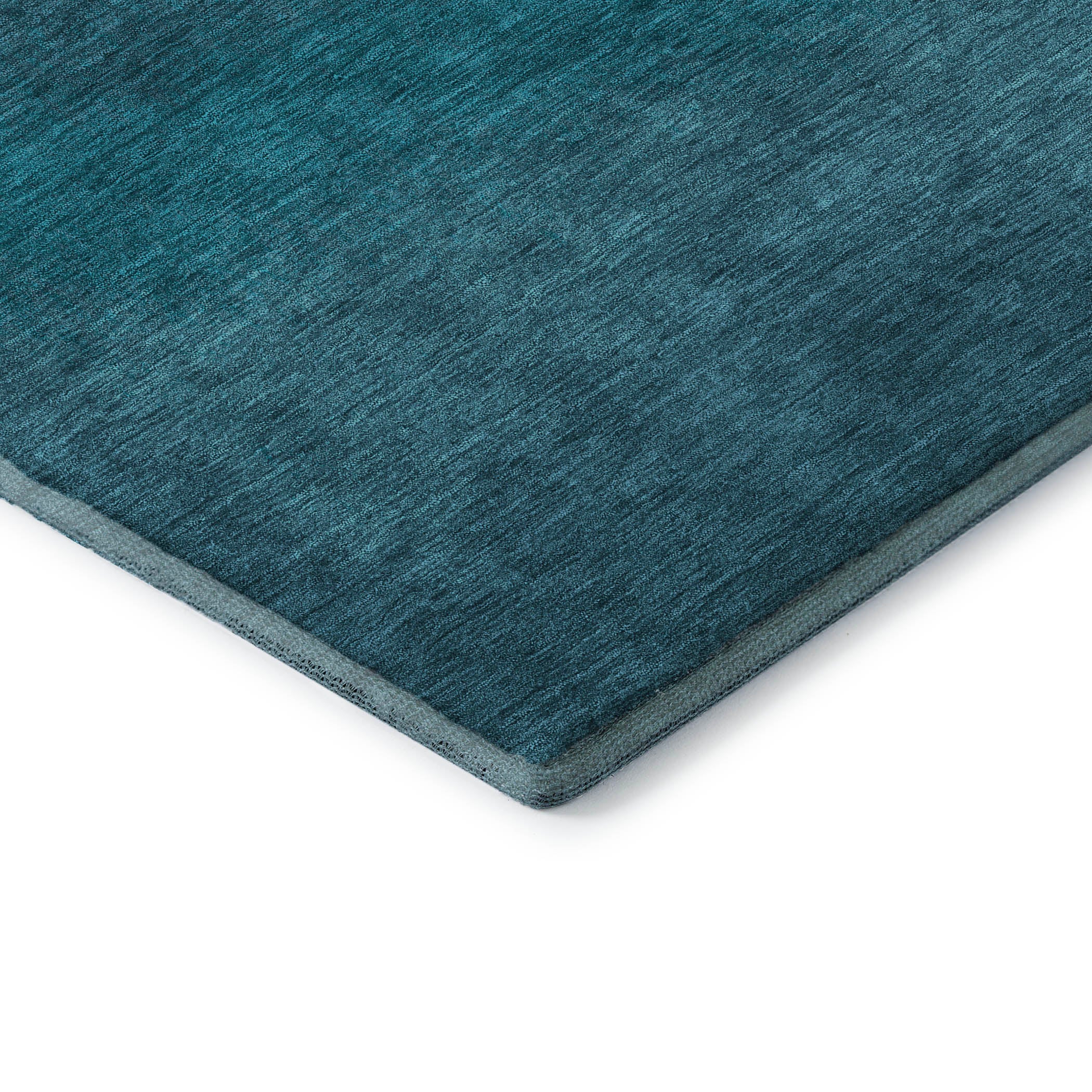 Mdina Machine Washable Transitional Teal Rug 1'8" x 2'6" #shape_Rectangle
