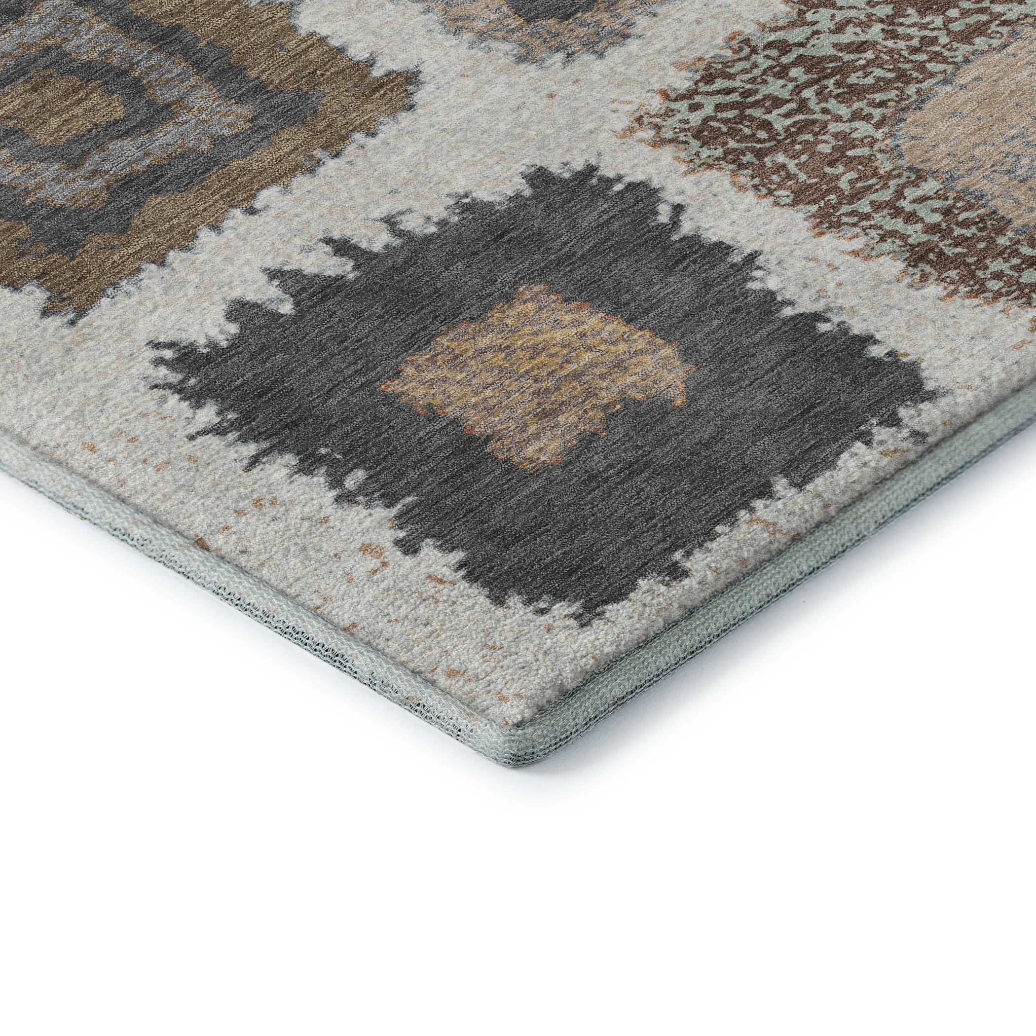 Mdina Machine Washable Transitional Ivory Rug 1'8" x 2'6" #shape_Rectangle