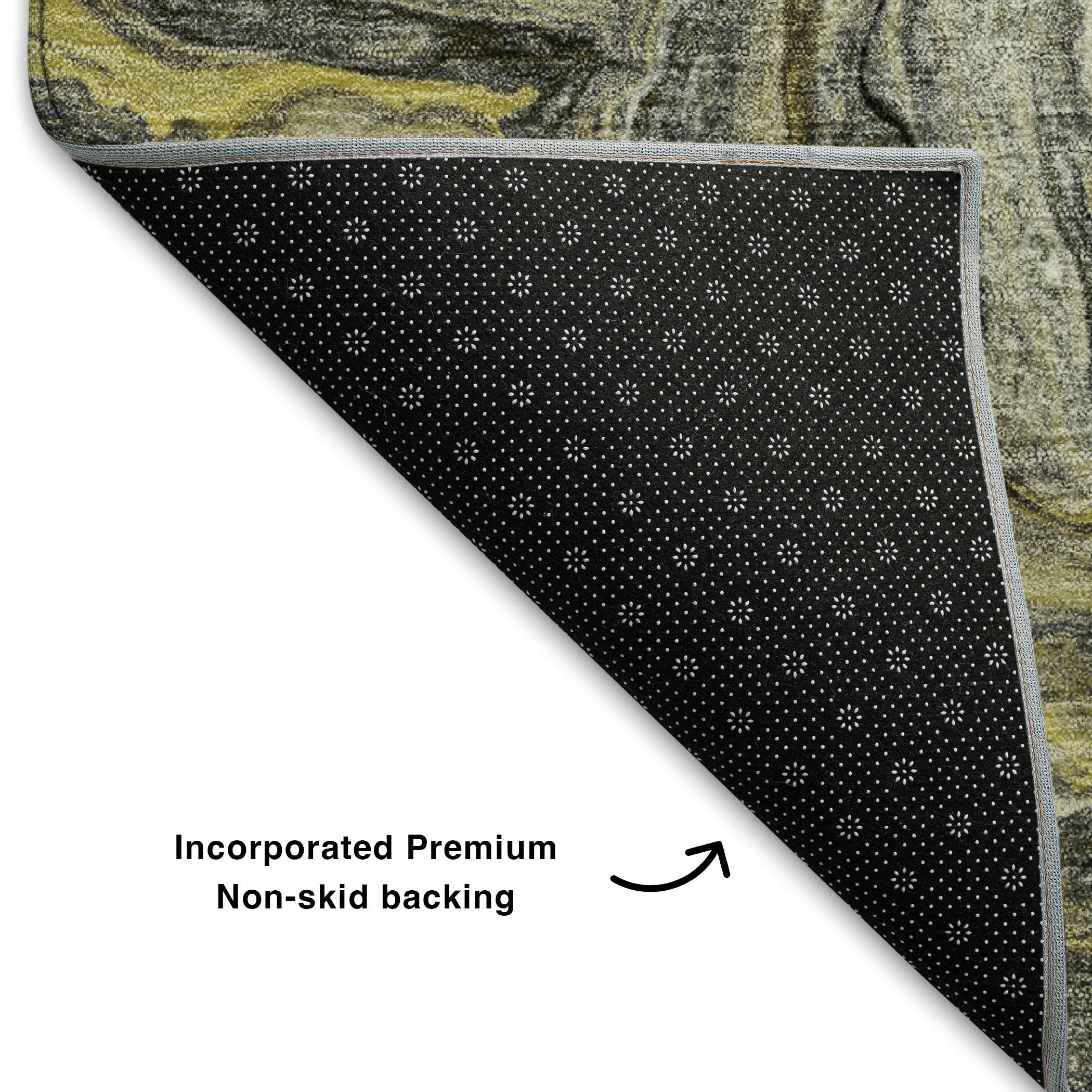 Athens Machine Washable Transitional Pewter Gray Rug 1'8" x 2'6" #shape_Rectangle