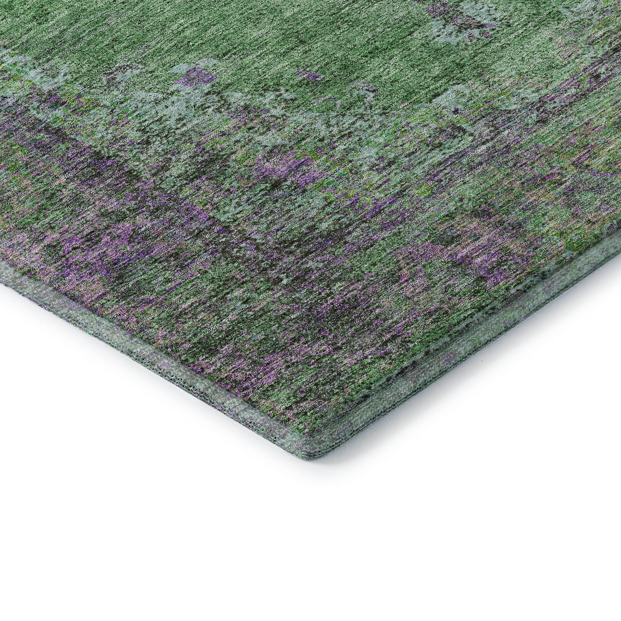 Ghent Machine Washable Traditional Lime Green Rug 1'8" x 2'6" #shape_Rectangle