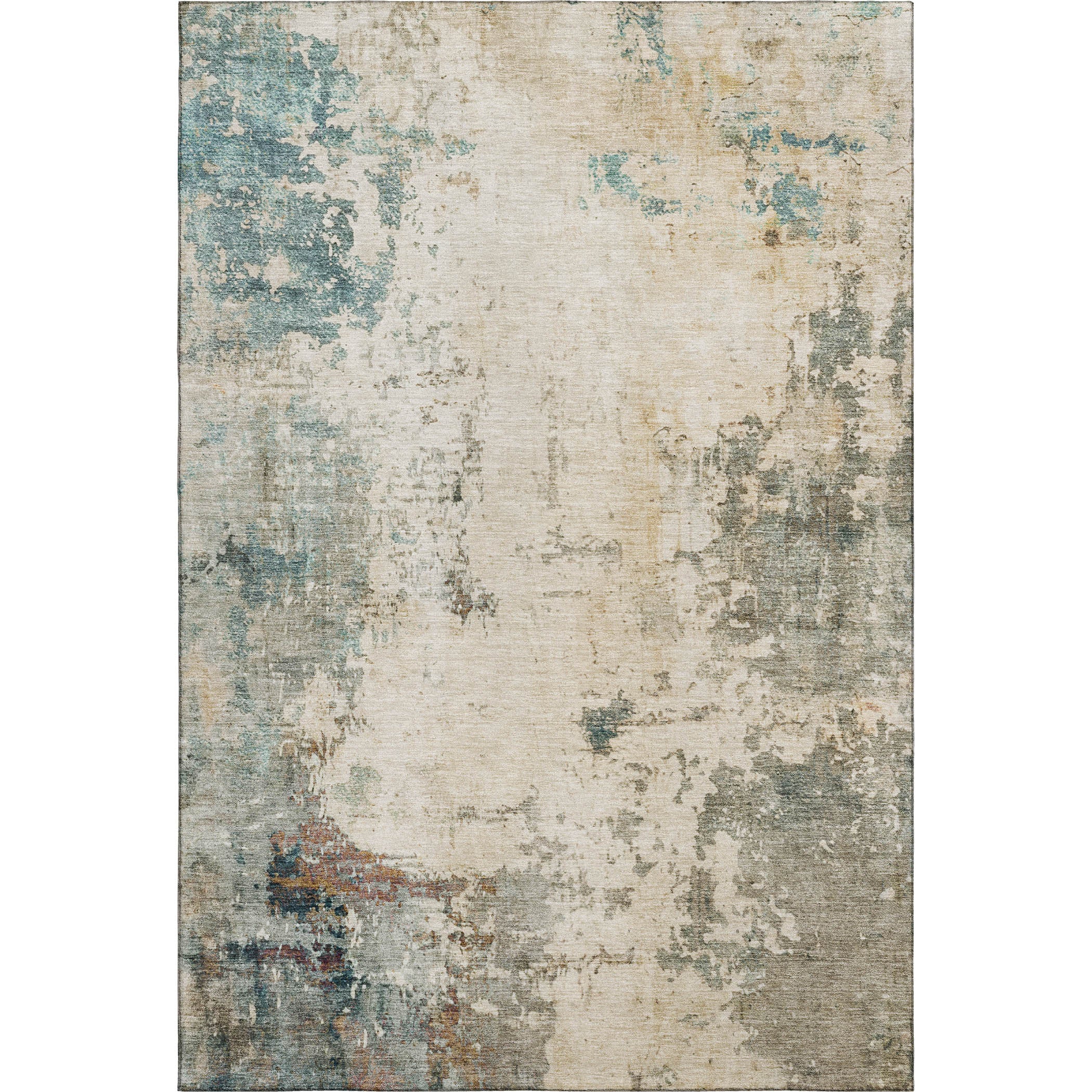 Bogota Machine Washable Transitional Ivory Rug 2'6" x 3'10" #shape_Rectangle