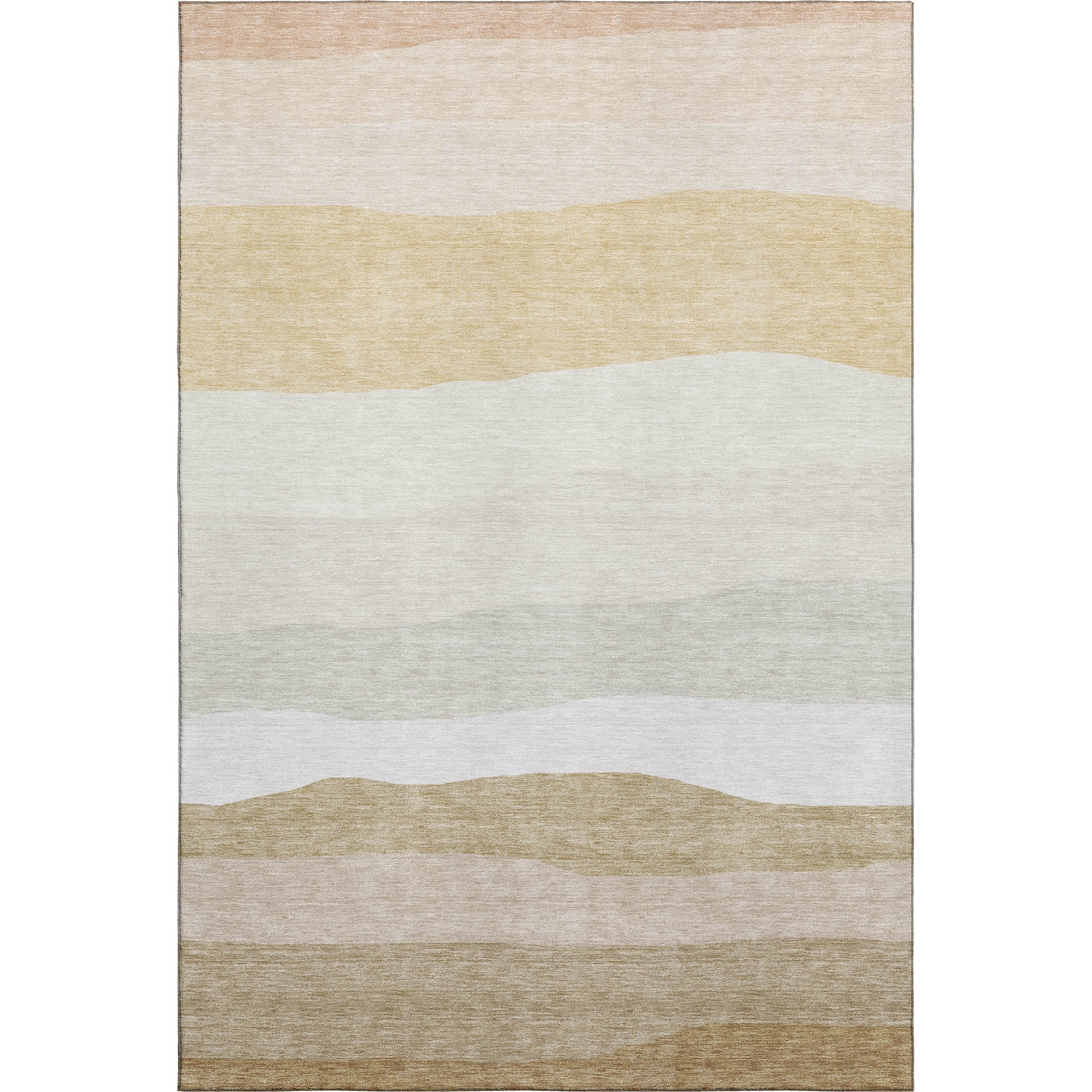 Kyoto Machine Washable Transitional Wheat Gold Rug 2'6" x 3'10" #shape_Rectangle